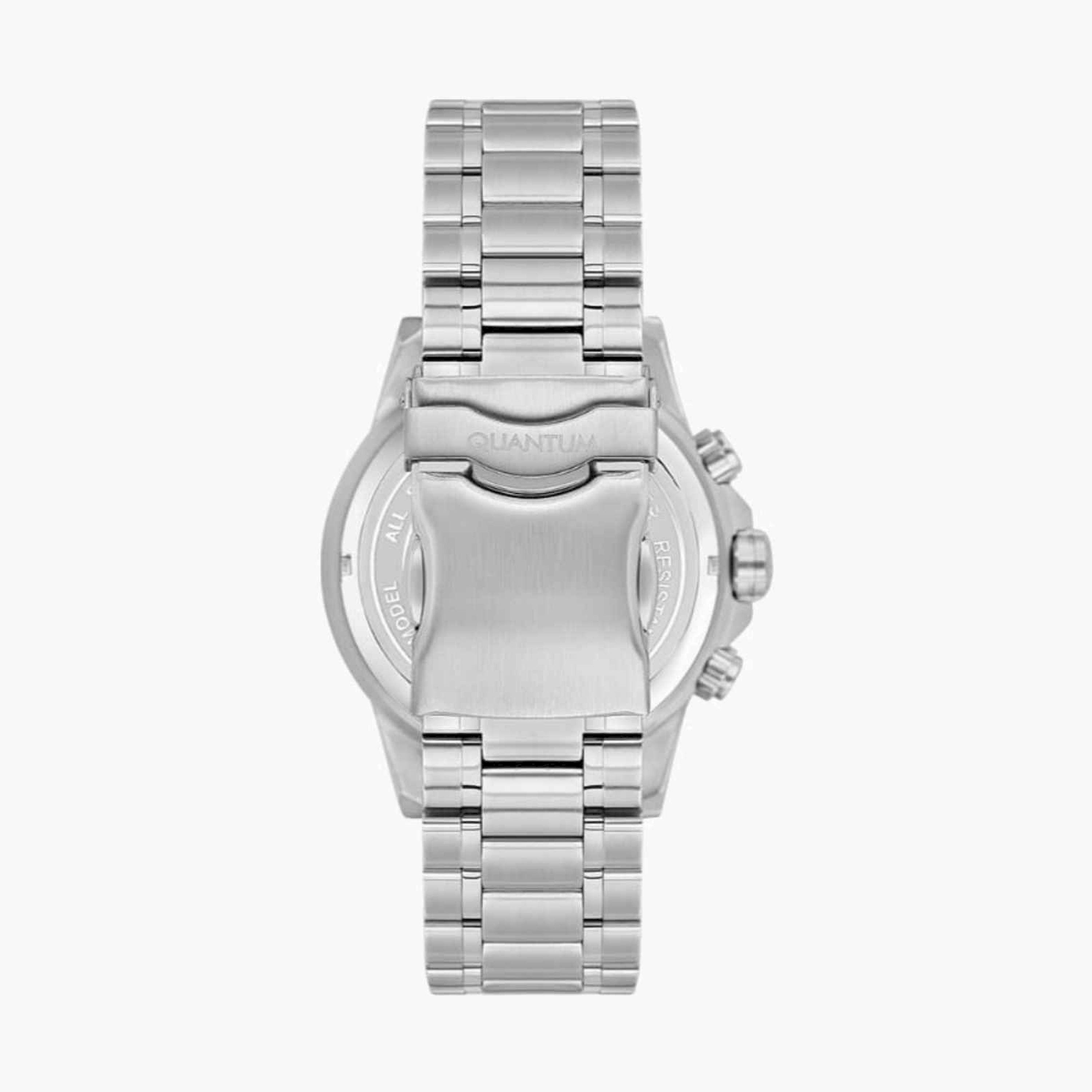 Quantum Men's 47MM Silver Chronograph Metal Strap Watch | HNG1067.360-men-watchesandjewellery-watches-image-3