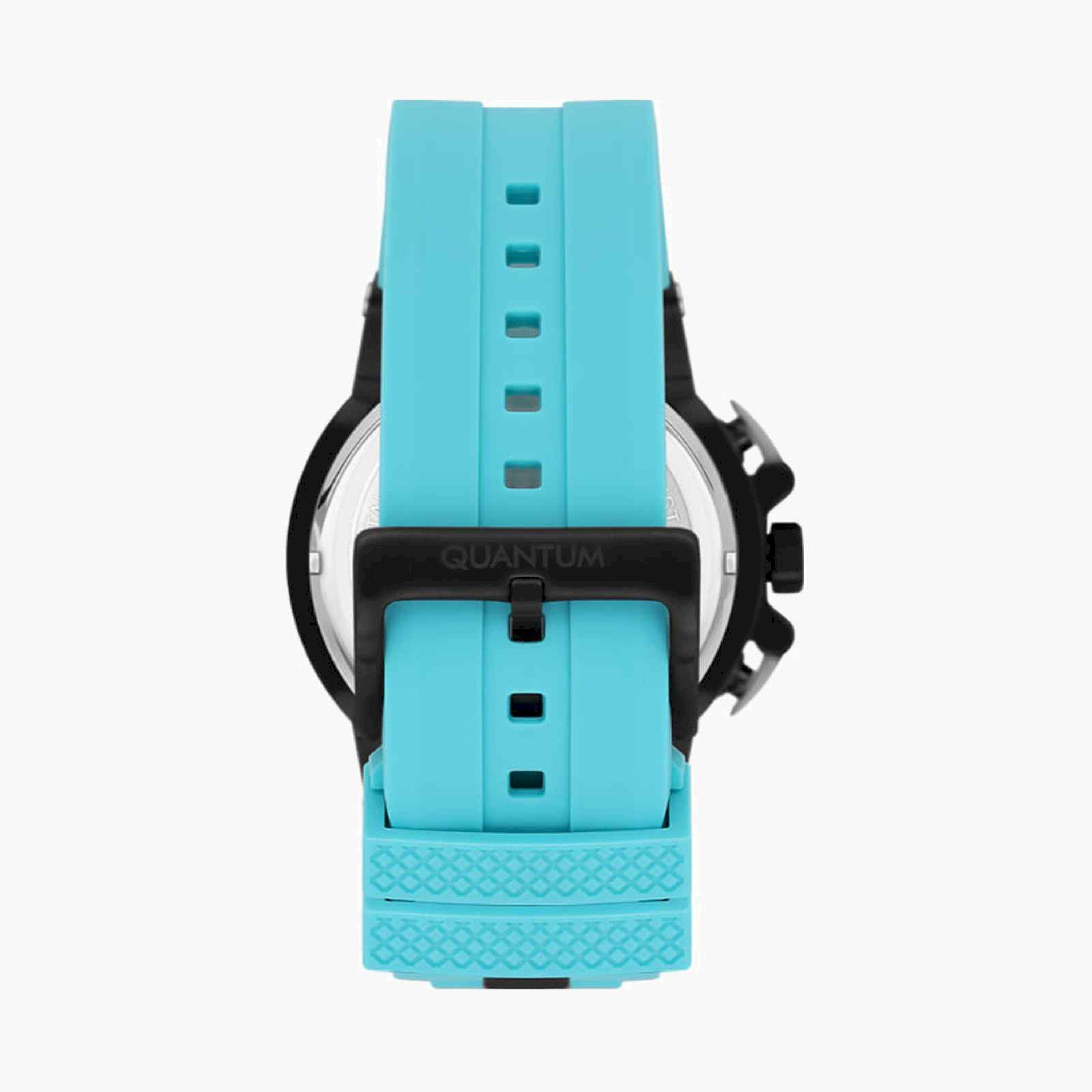 كوانتوم- ساعة رجالية كرونوغراف سيليكون لون أزرق  53مم | HNG535.650-men-watchesandjewellery-watches-image-3