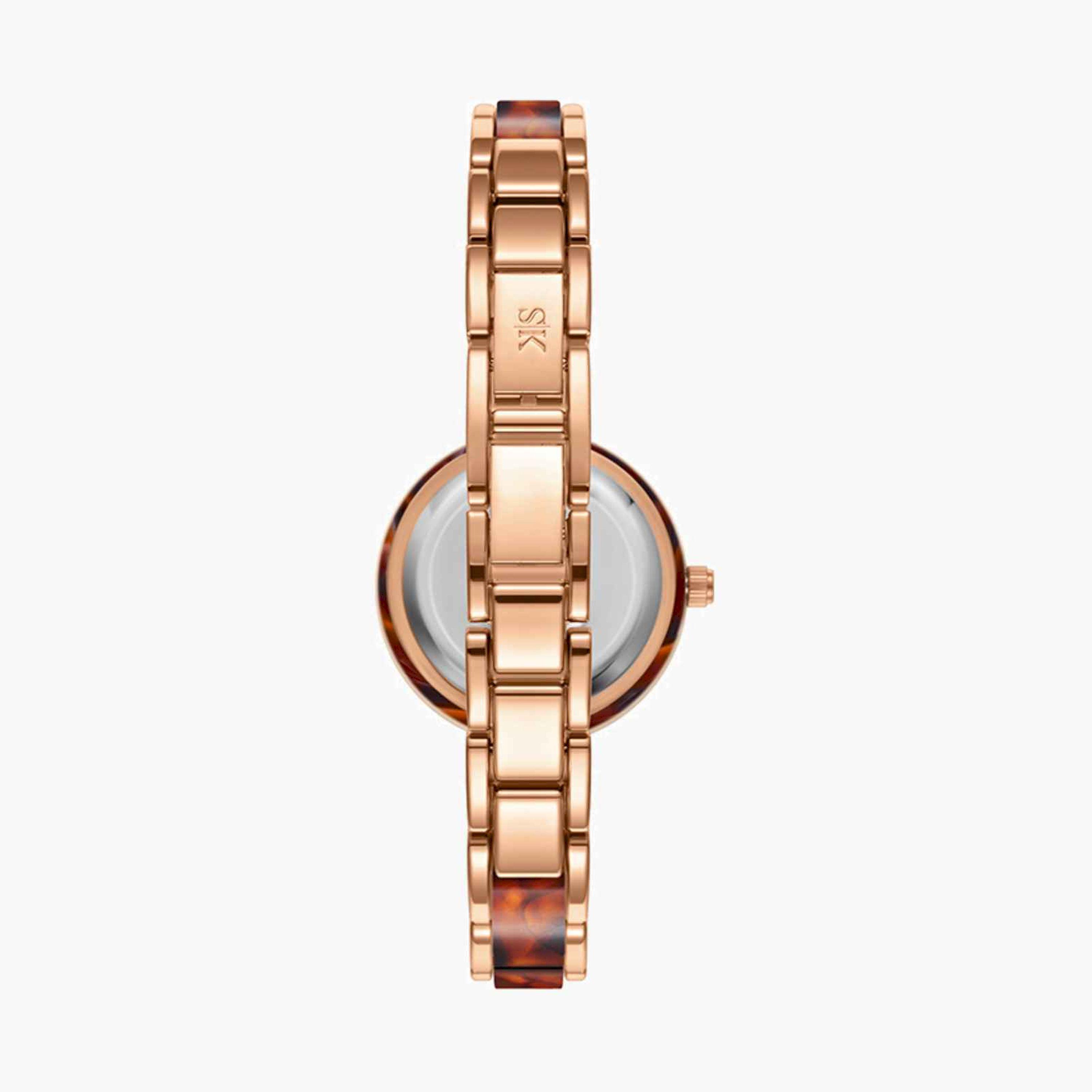 Kenneth Scott Women's 27MM Multicolour Analog Metal Strap Watch | K24501-RCDD-women-watchesandjewellery-watches-image-3