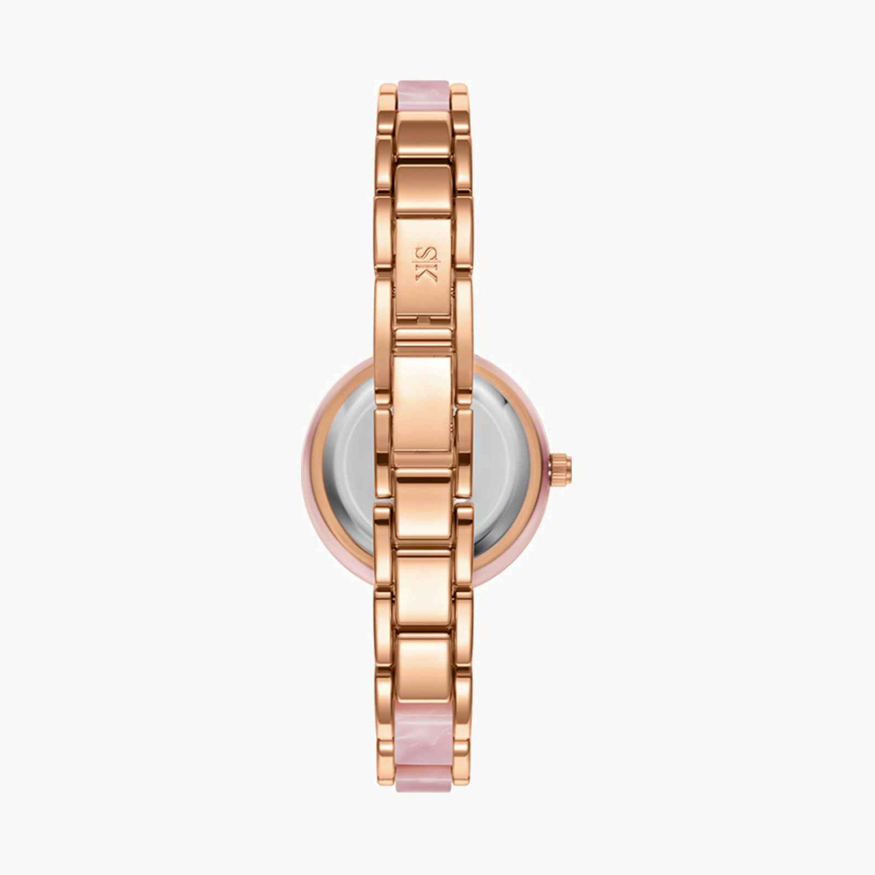 Kenneth Scott Women's 27MM Multicolour Analog Metal Strap Watch | K24501-RCPP-women-watchesandjewellery-watches-image-3