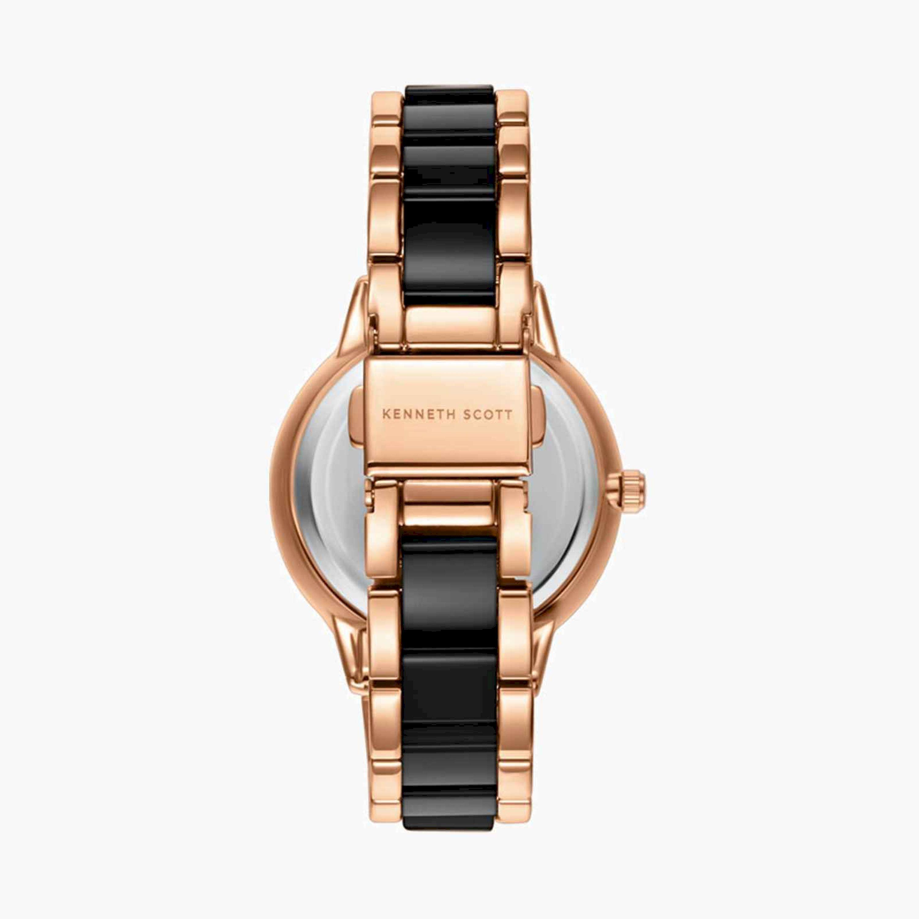 Kenneth Scott Women's 35MM Multicolour Analog Metal Strap Watch | K24503-RCBM-women-watchesandjewellery-watches-image-3