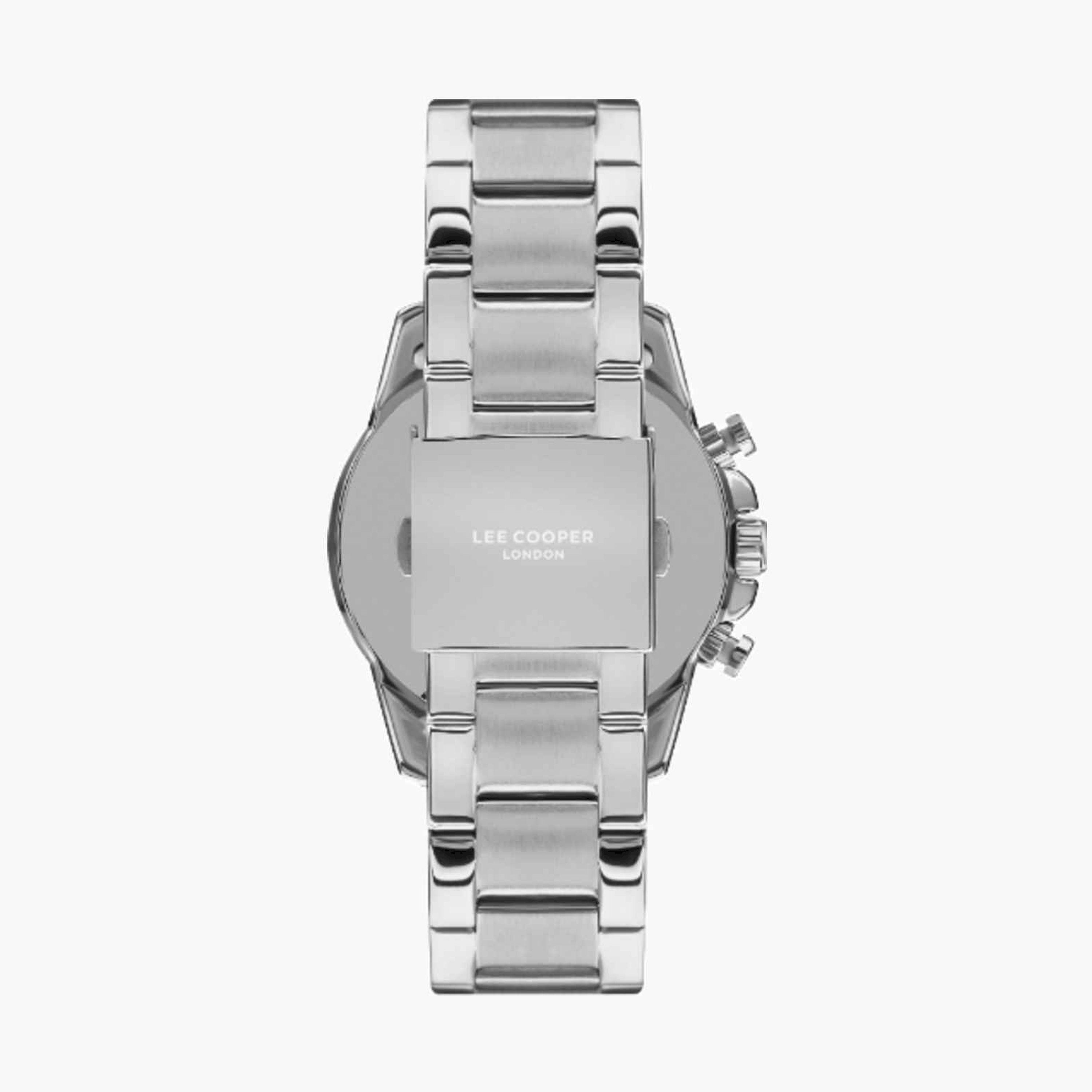 Lee Cooper Men's 46MM Silver Chronograph Metal Strap Watch | LC07385.330-men-watchesandjewellery-watches-image-3
