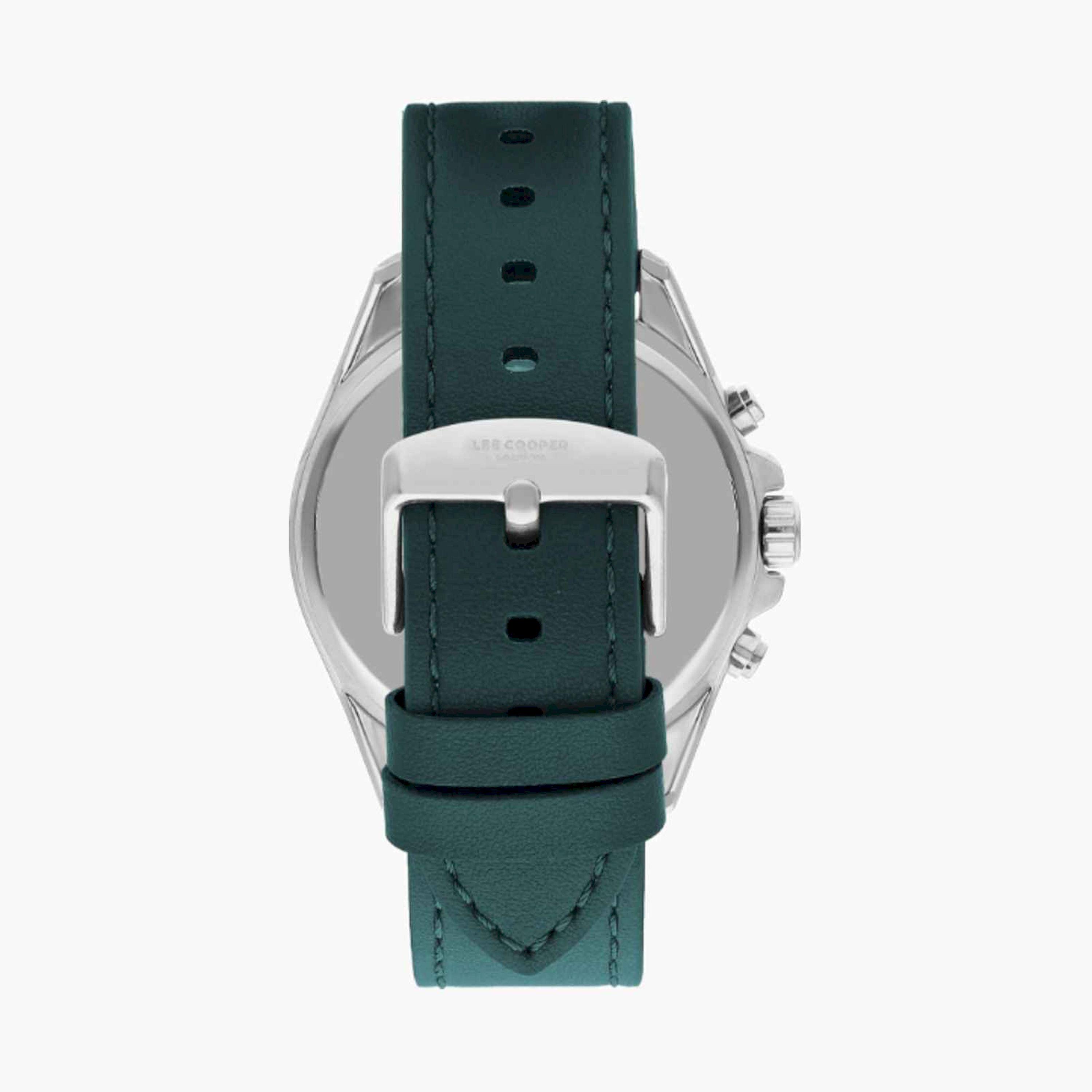 لي كوبر- ساعة رجالية كرونوغراف جلدية لون أخضر  46مم | LC07598.377-men-watchesandjewellery-watches-image-3