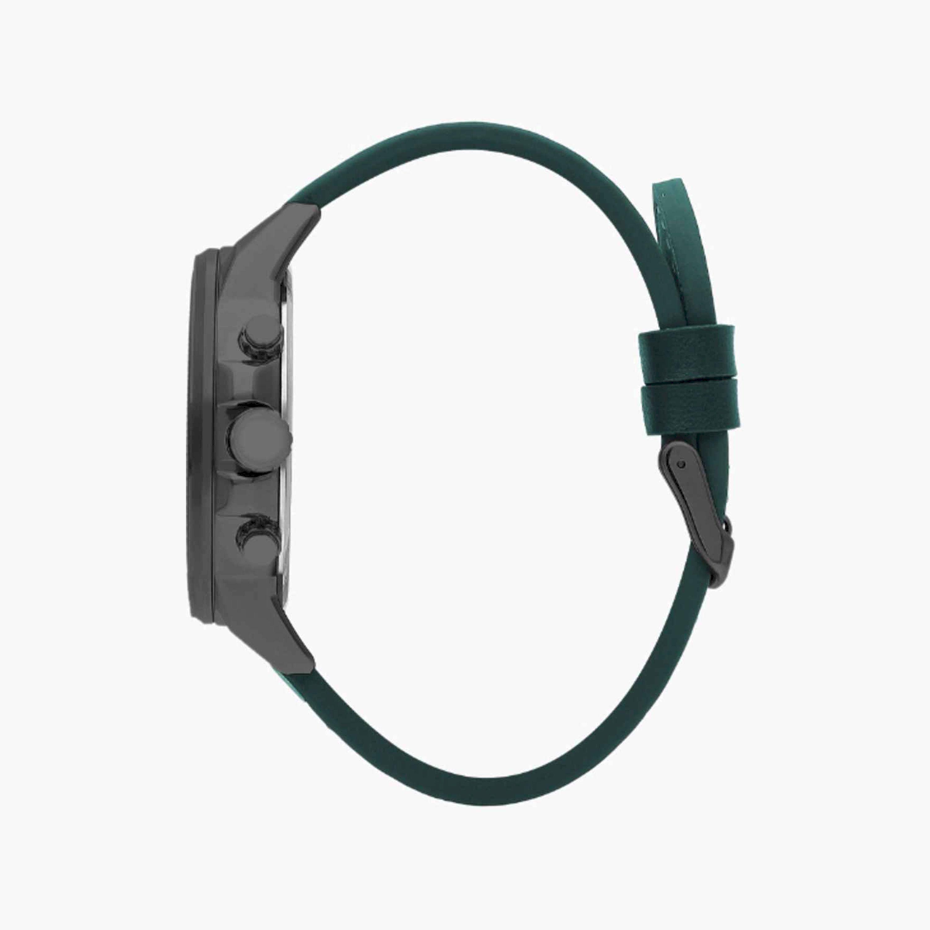لي كوبر- ساعة رجالية كرونوغراف جلدية لون أزرق  46مم | LC07614.064-men-watchesandjewellery-watches-image-2