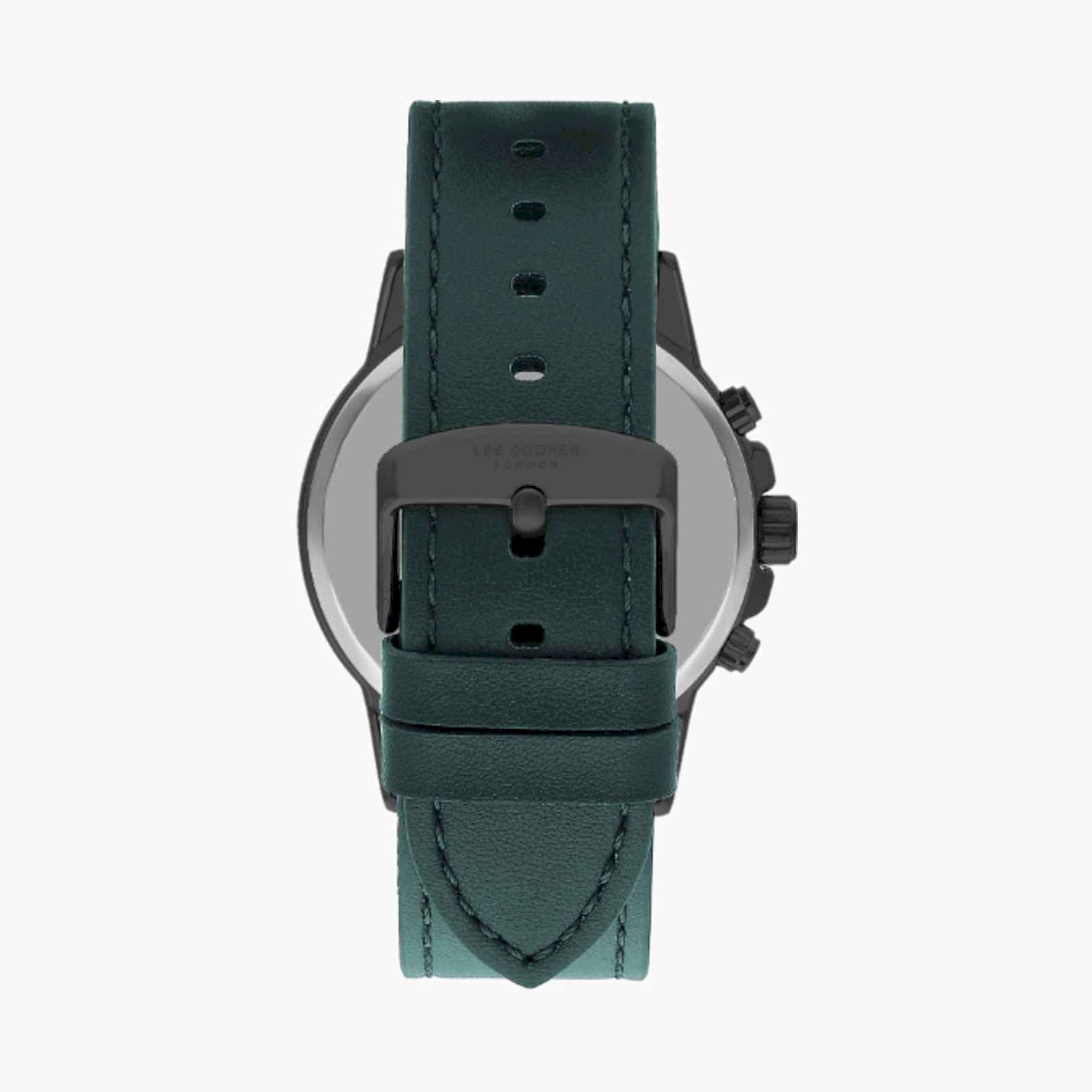 لي كوبر- ساعة رجالية كرونوغراف جلدية لون أزرق  46مم | LC07614.064-men-watchesandjewellery-watches-image-3
