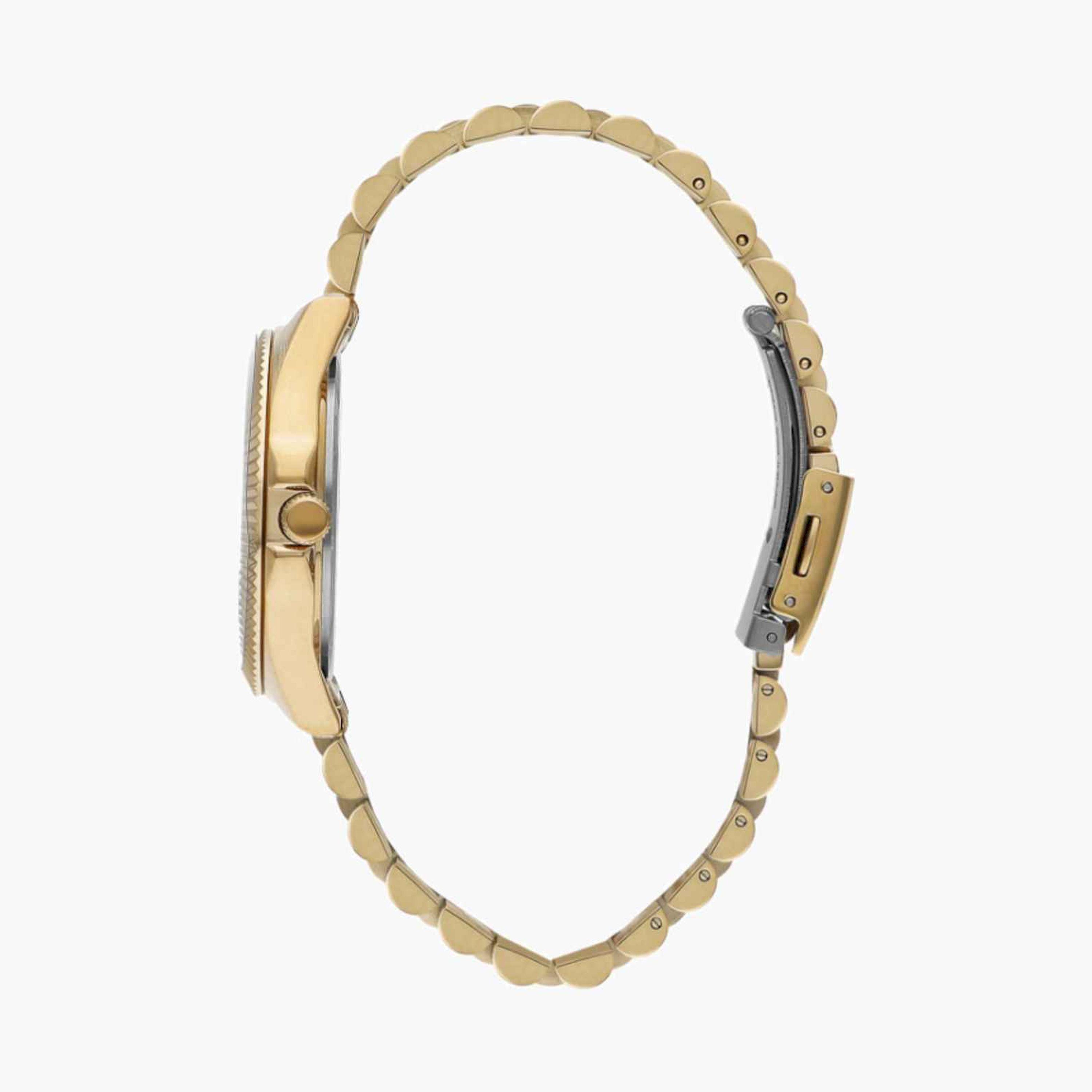 لي كوبر- ساعة نسائية كرونوغراف معدنية لون ذهبي  36مم | LC07837.130-women-watchesandjewellery-watches-image-2
