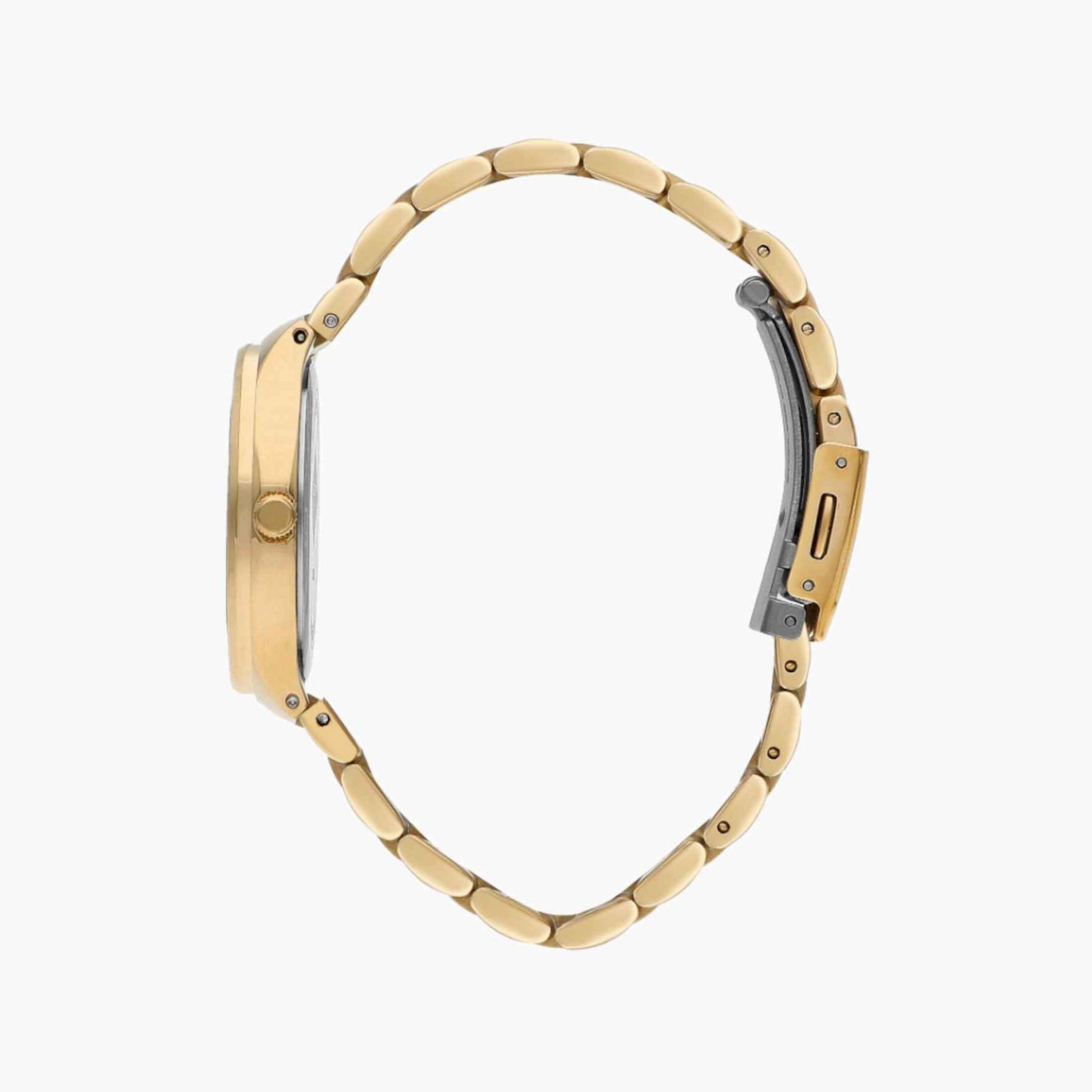 لي كوبر- ساعة نسائية تناظرية معدنية لون ذهبي  33مم | LC07850.130-women-watchesandjewellery-watches-image-2