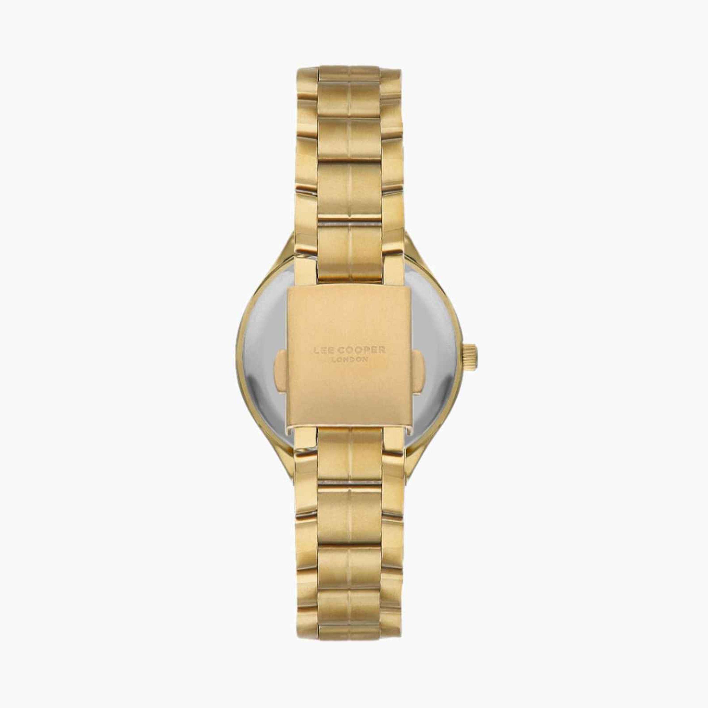 لي كوبر- ساعة نسائية تناظرية معدنية لون ذهبي  33مم | LC07850.130-women-watchesandjewellery-watches-image-3
