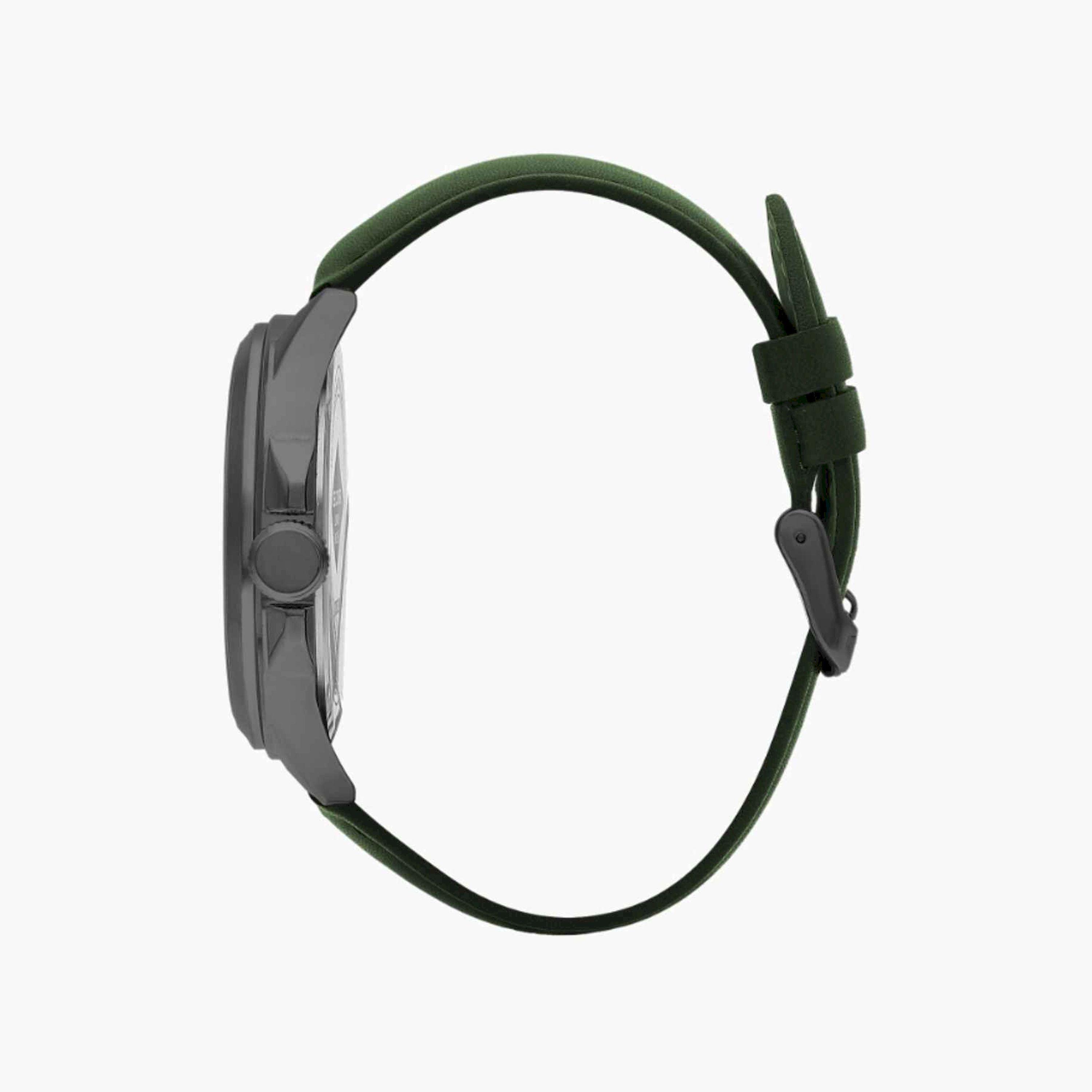 Lee Cooper Men's 45MM Green Analog Leather Strap Watch | LC07858.077-men-watchesandjewellery-watches-image-2