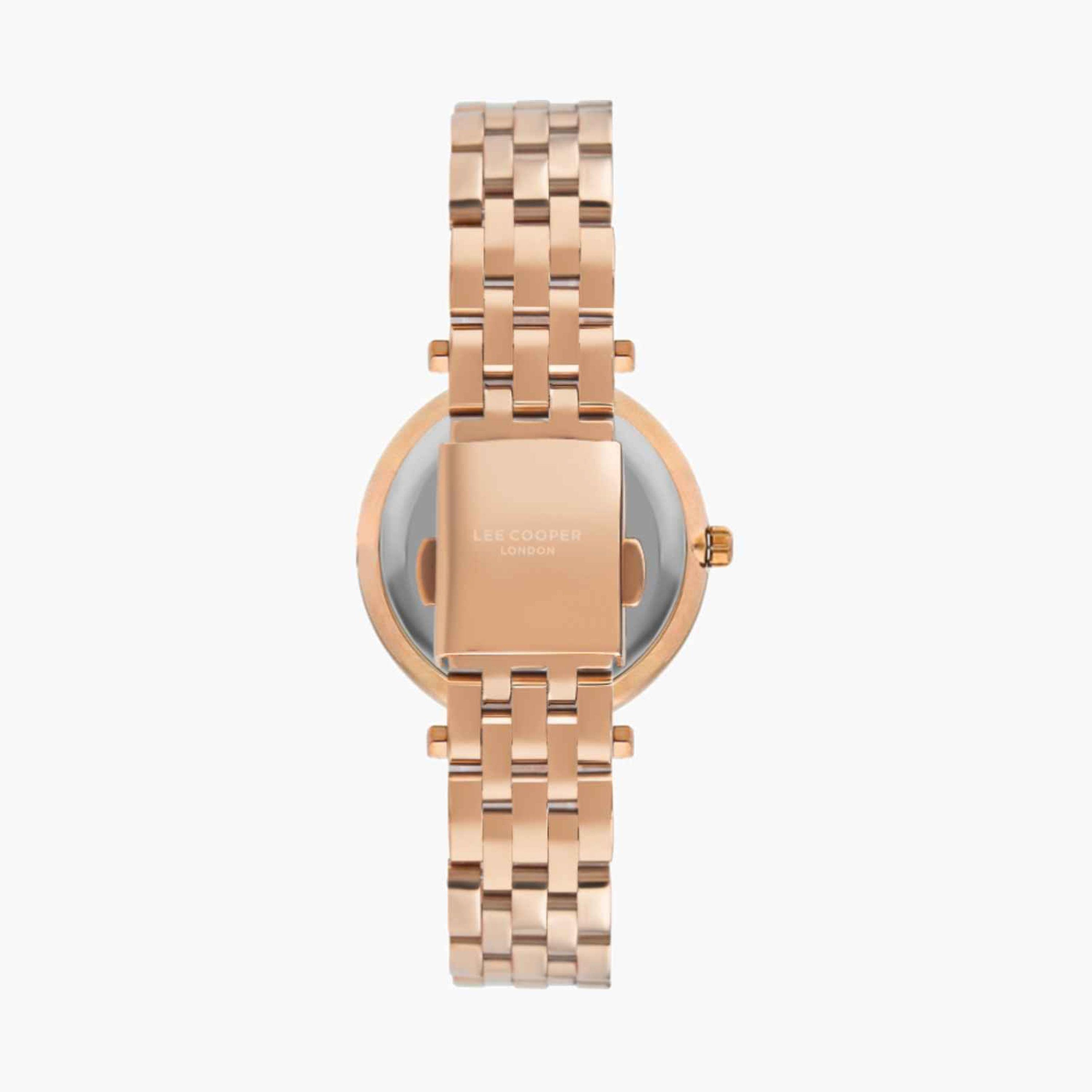 لي كوبر- ساعة نسائية تناظرية معدنية لون ذهبي  34مم | LC07864.440-women-watchesandjewellery-watches-image-3