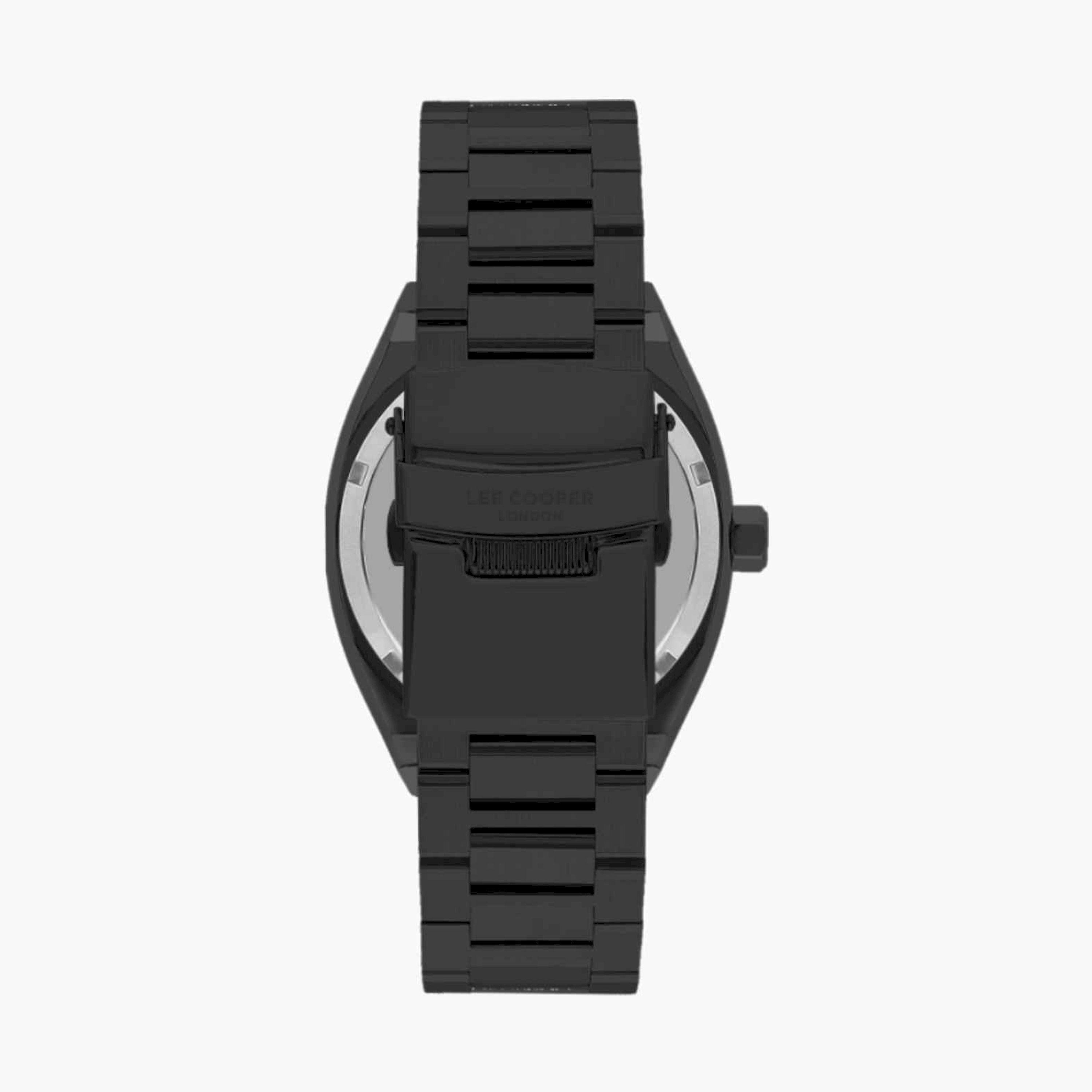 Lee Cooper Men's 49MM Black Automatic Metal Strap Watch | LC07903.690-men-watchesandjewellery-watches-image-3