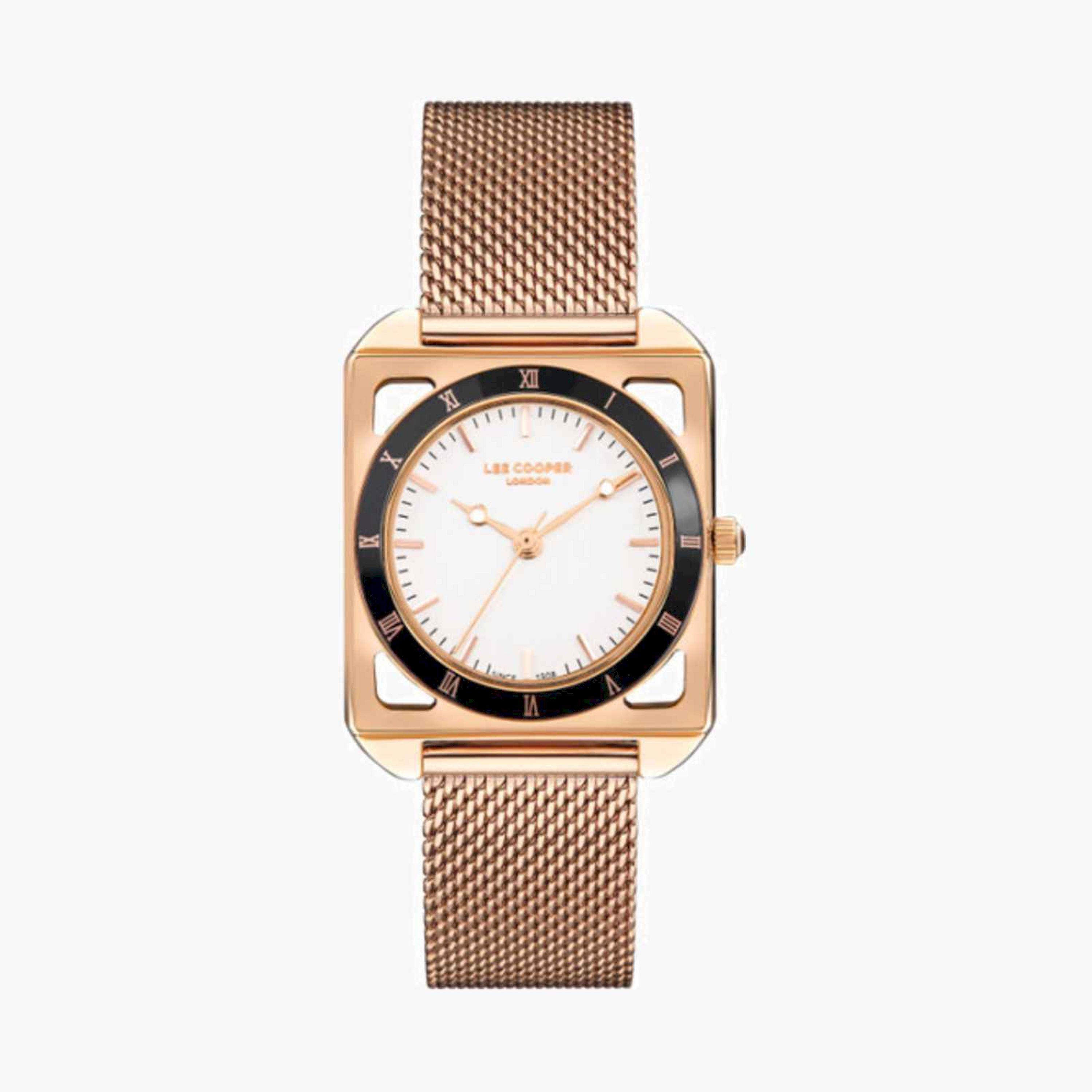 لي كوبر- ساعة نسائية تناظرية معدنية لون ذهبي  36مم | LC07926.430-women-watchesandjewellery-watches-image-1