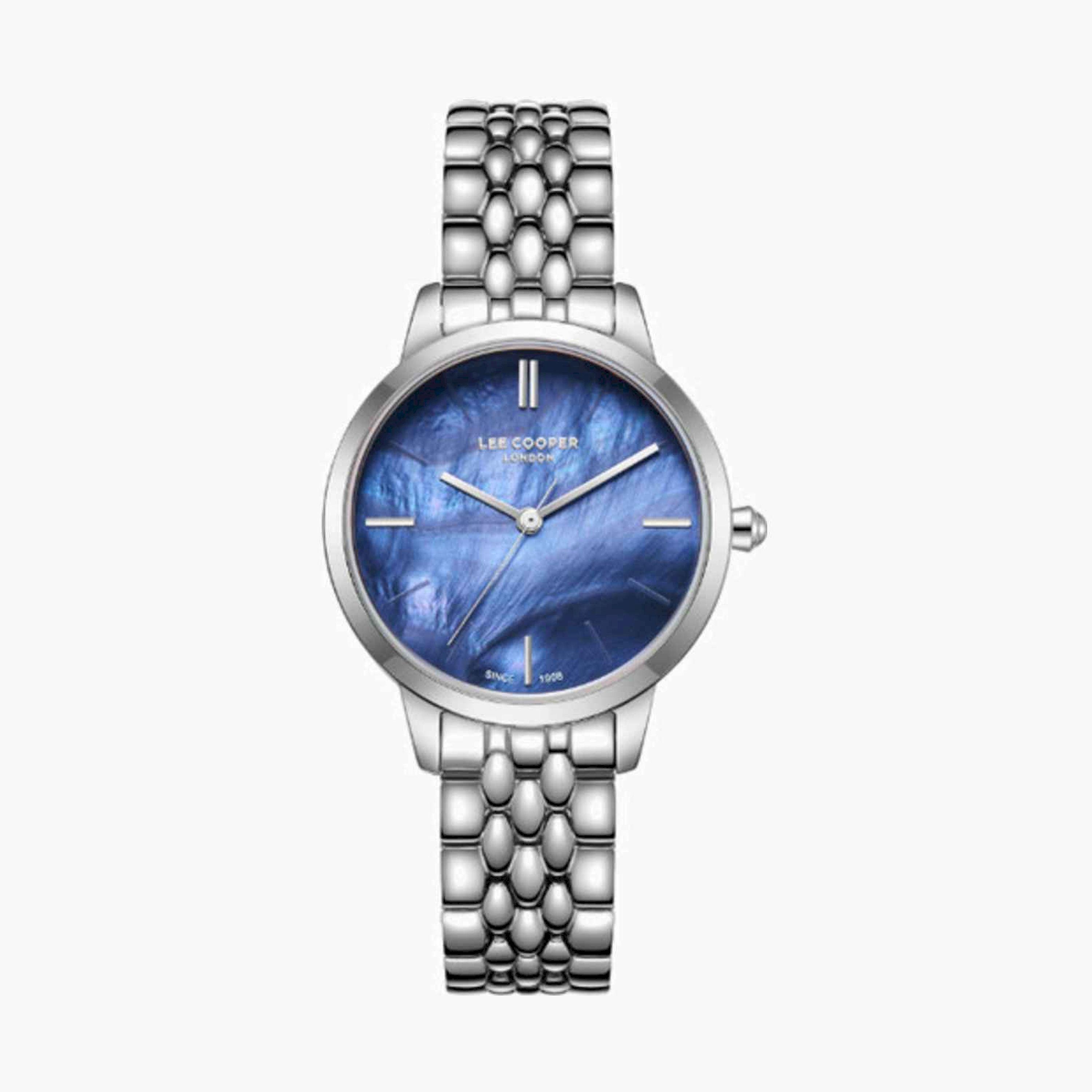 لي كوبر- ساعة نسائية تناظرية معدنية لون فضي  33مم | LC07941.390-women-watchesandjewellery-watches-image-1