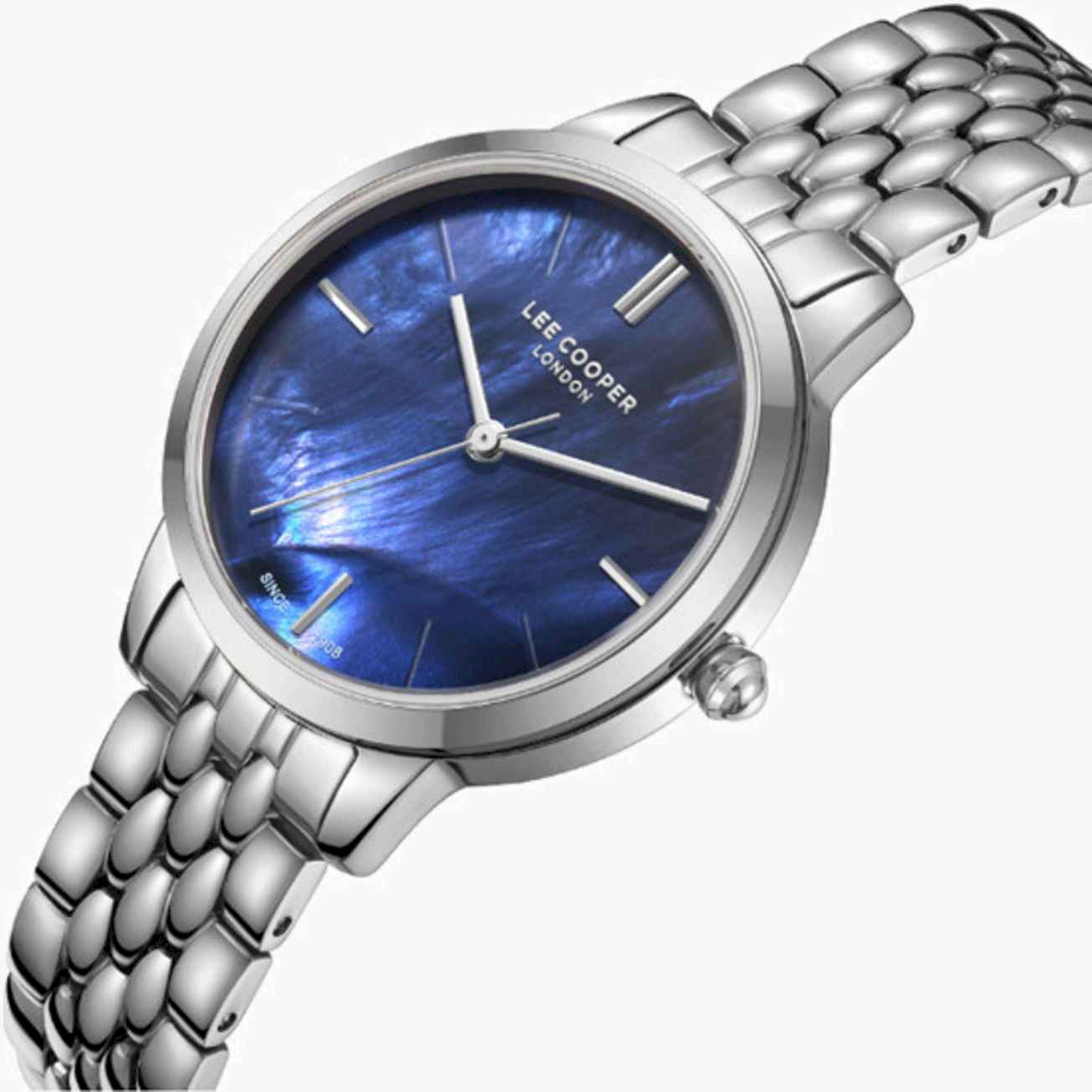 لي كوبر- ساعة نسائية تناظرية معدنية لون فضي  33مم | LC07941.390-women-watchesandjewellery-watches-image-2