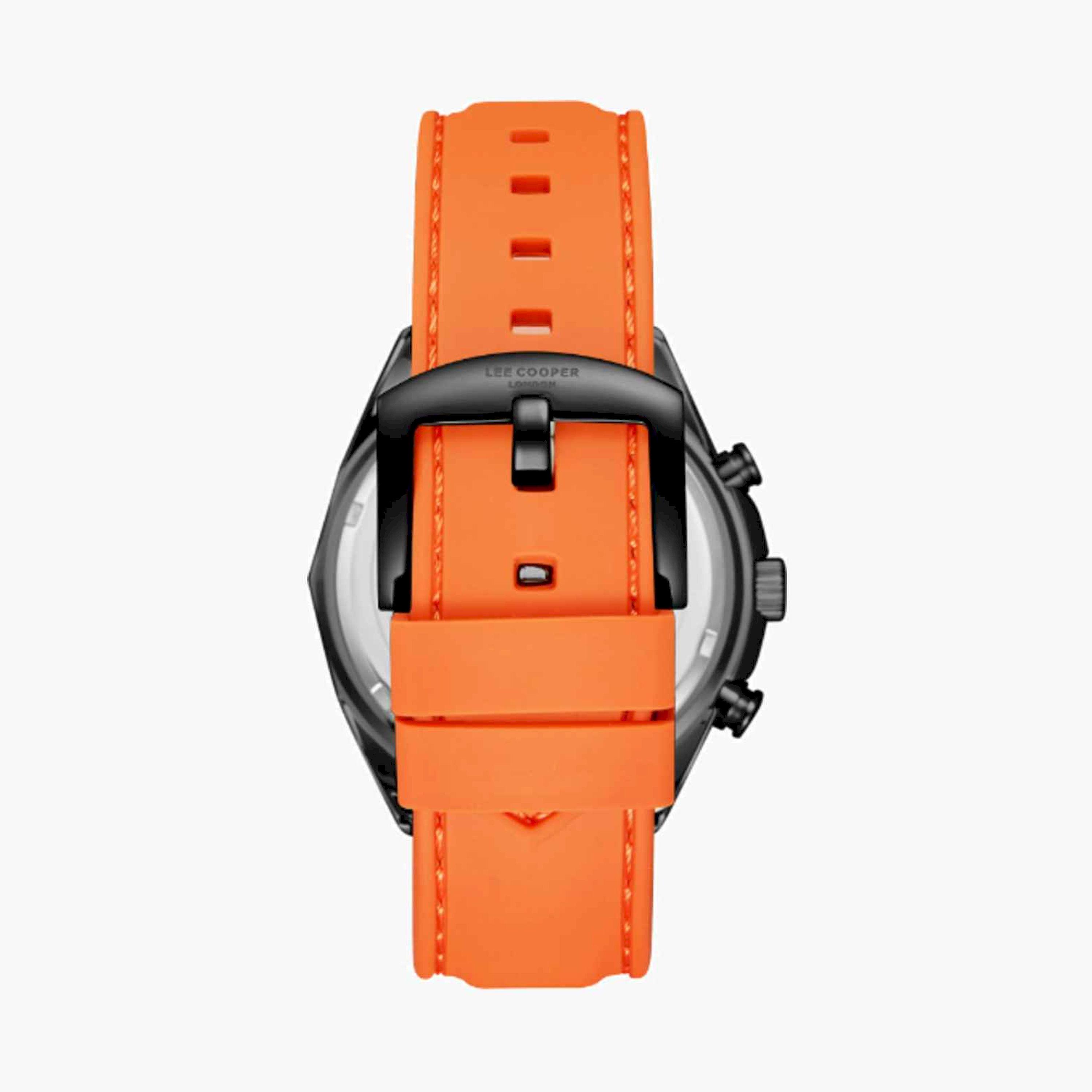 لي كوبر- ساعة رجالية كرونوغراف سيليكون لون برتقالي  44مم | LC07990.068-men-watchesandjewellery-watches-image-2
