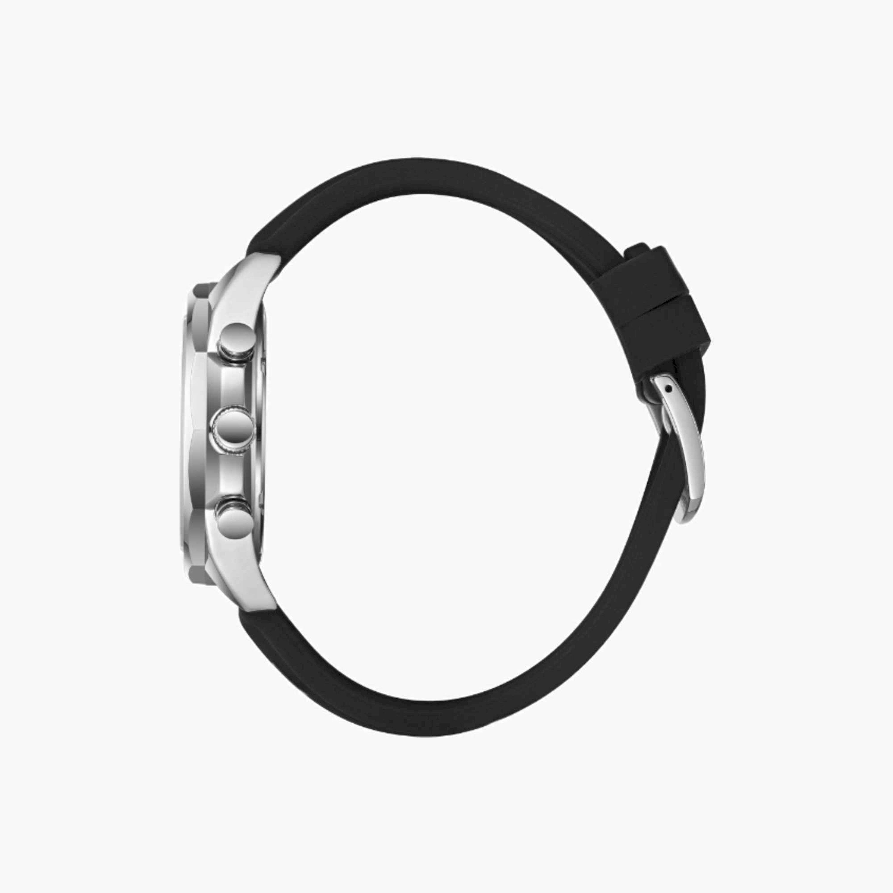Lee Cooper Men's 44MM Black Chronograph Silicone Strap Watch | LC07990.351-men-watchesandjewellery-watches-image-3