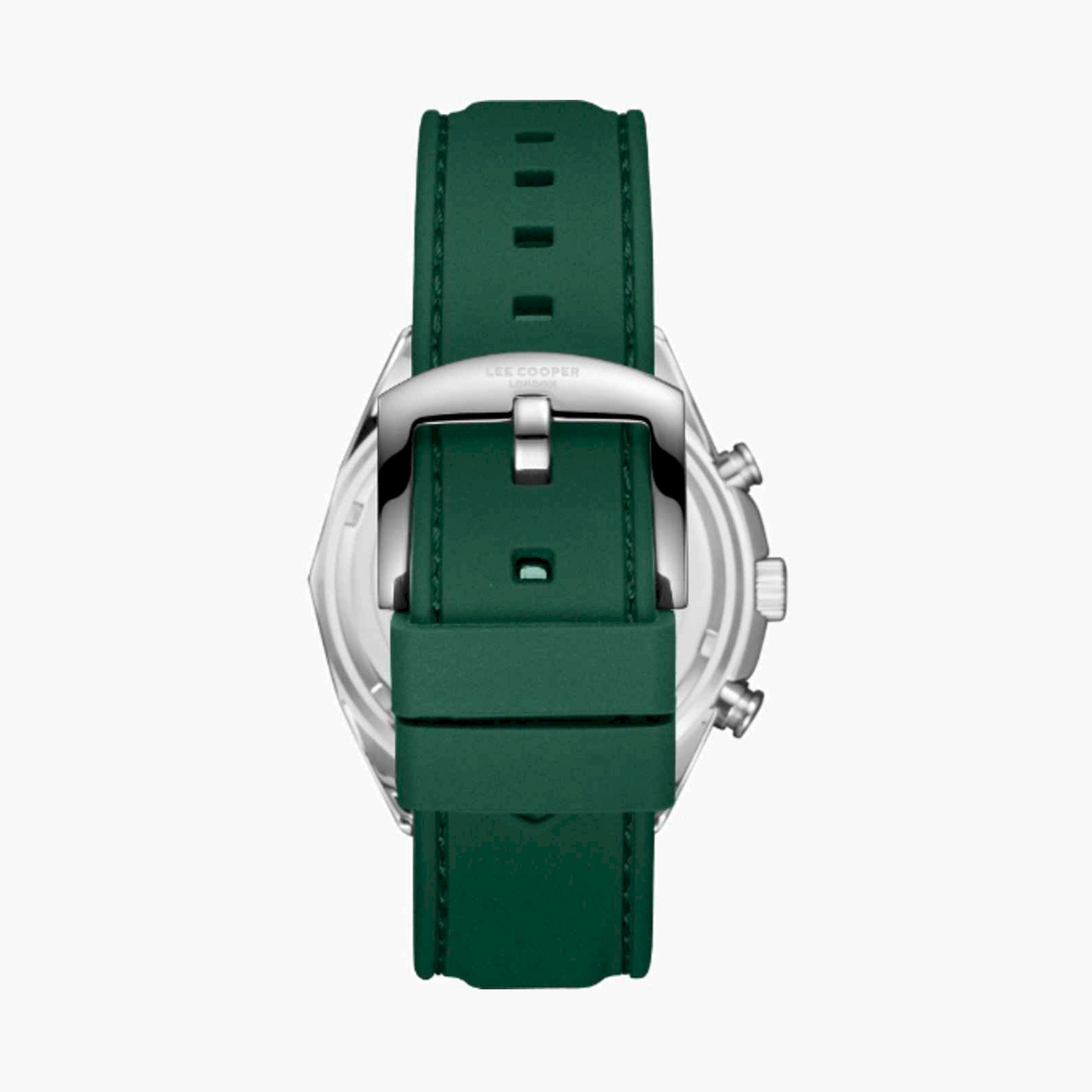 Lee Cooper Men's 44MM Green Chronograph Silicone Strap Watch | LC07990.377-men-watchesandjewellery-watches-image-4