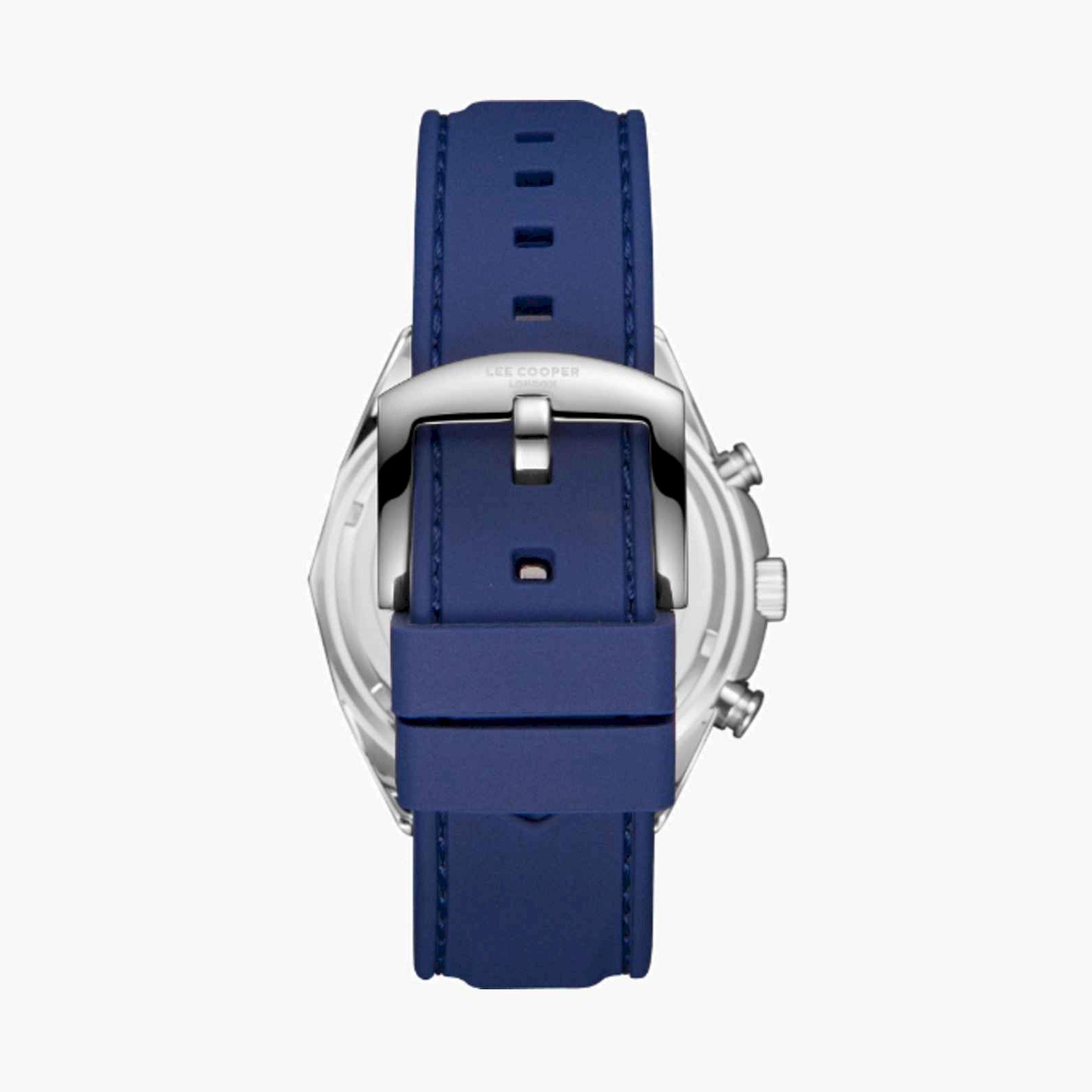 Lee Cooper Men's 44MM Blue Chronograph Silicone Strap Watch | LC07990.399-men-watchesandjewellery-watches-image-4