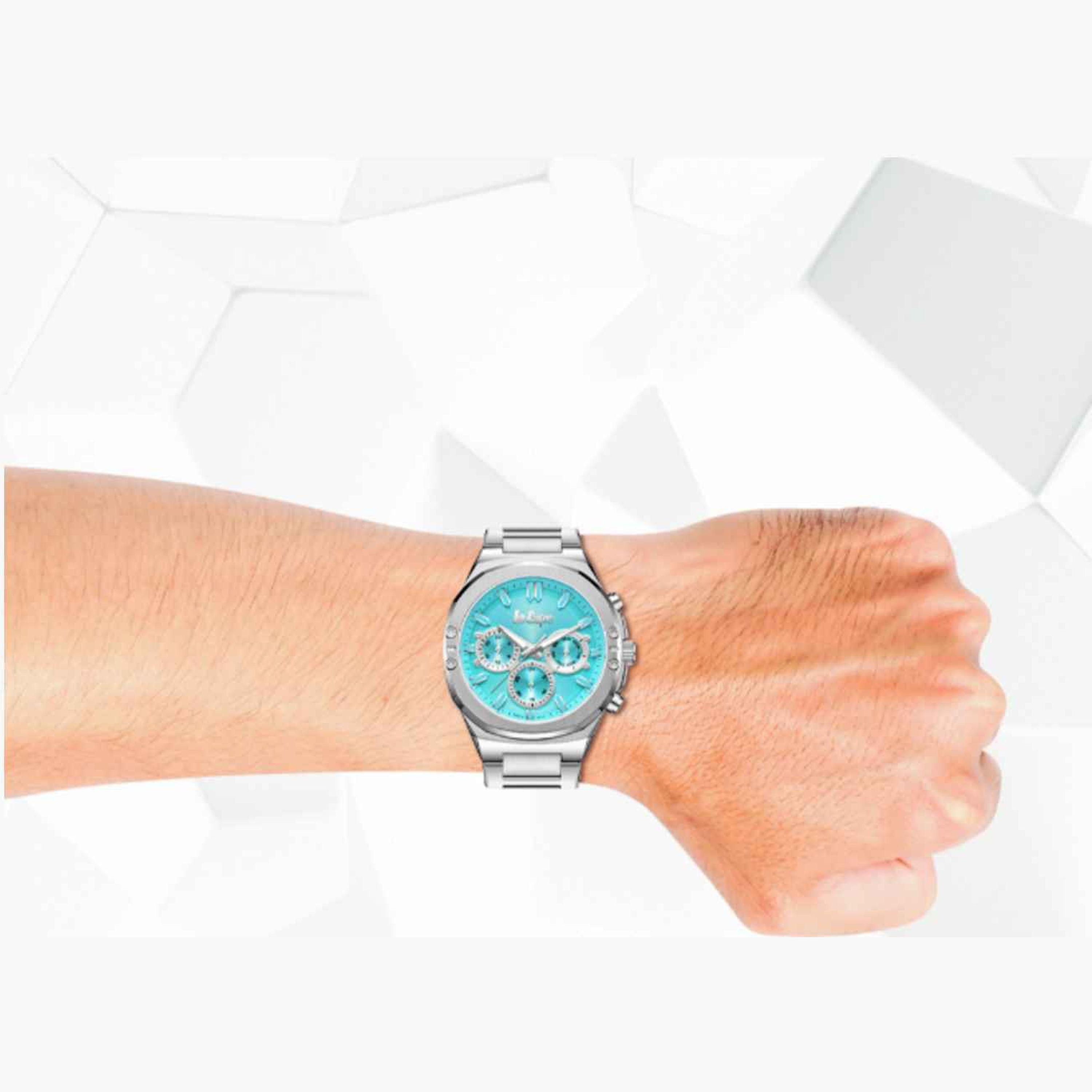لي كوبر- ساعة رجالية كرونوغراف معدنية لون فضي  43مم | LC07991.300-men-watchesandjewellery-watches-image-9