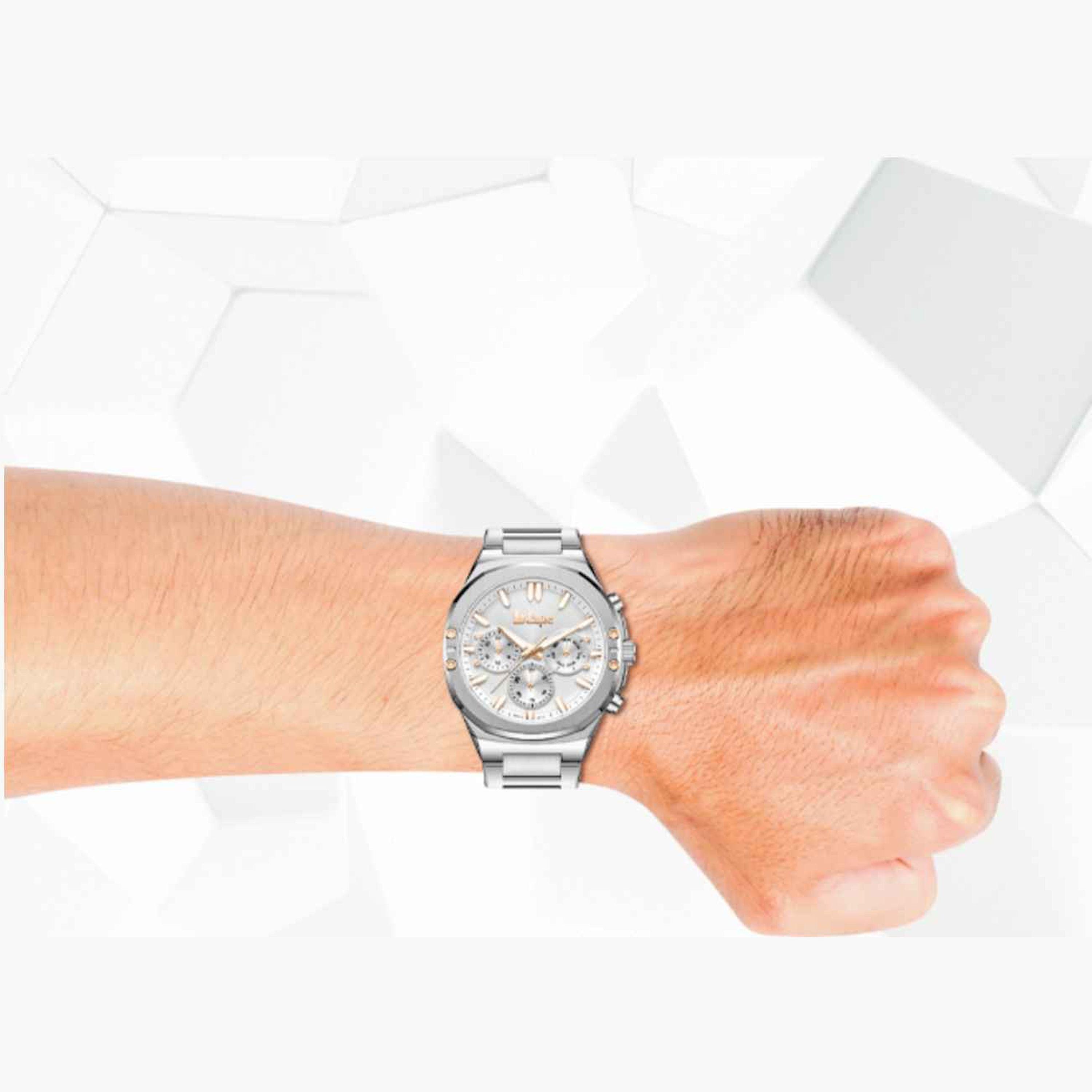 لي كوبر- ساعة رجالية كرونوغراف معدنية لون فضي  43مم | LC07991.330-men-watchesandjewellery-watches-image-9