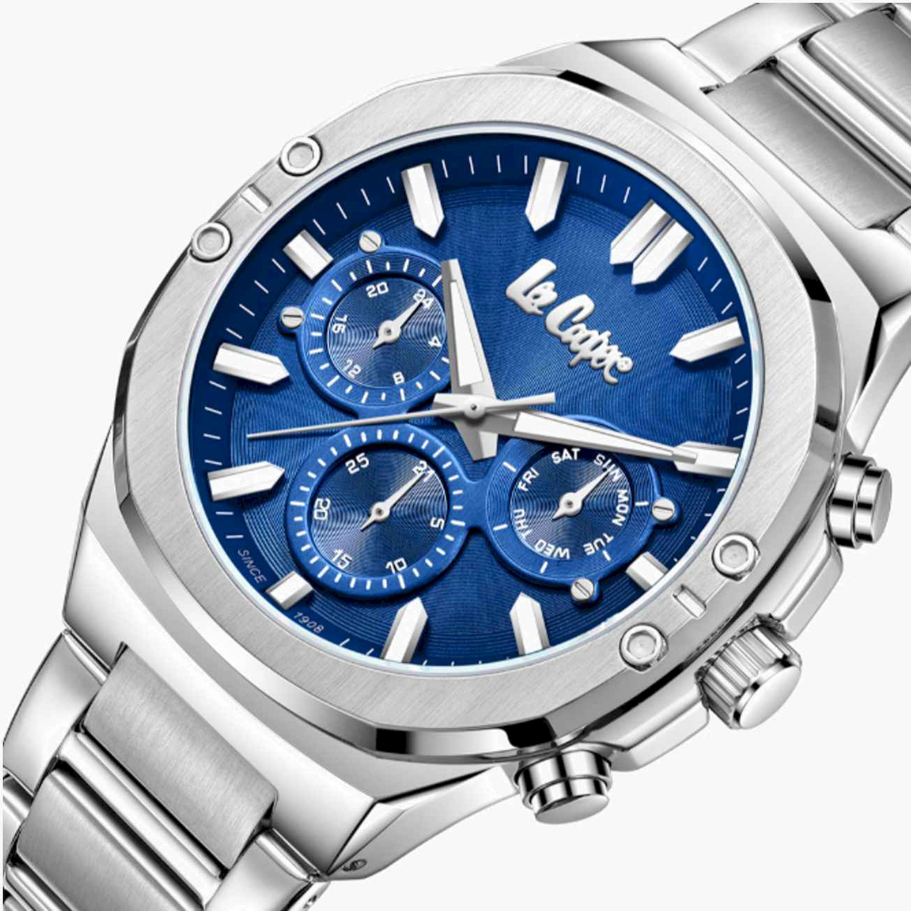 لي كوبر- ساعة رجالية كرونوغراف معدنية لون فضي  43مم | LC07991.390-men-watchesandjewellery-watches-image-6