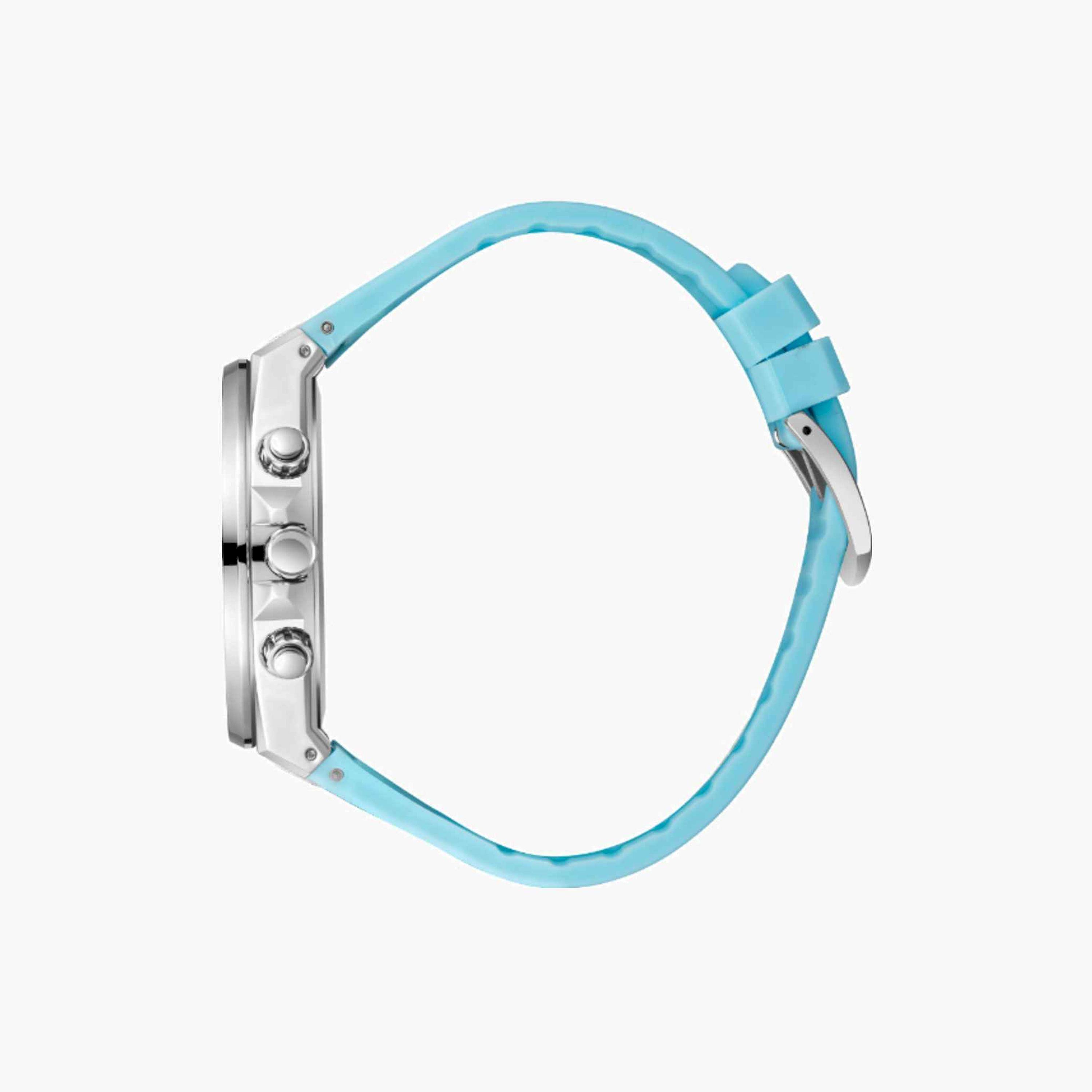لي كوبر- ساعة رجالية كرونوغراف سيليكون لون أزرق  46مم | LC08003.099-men-watchesandjewellery-watches-image-3