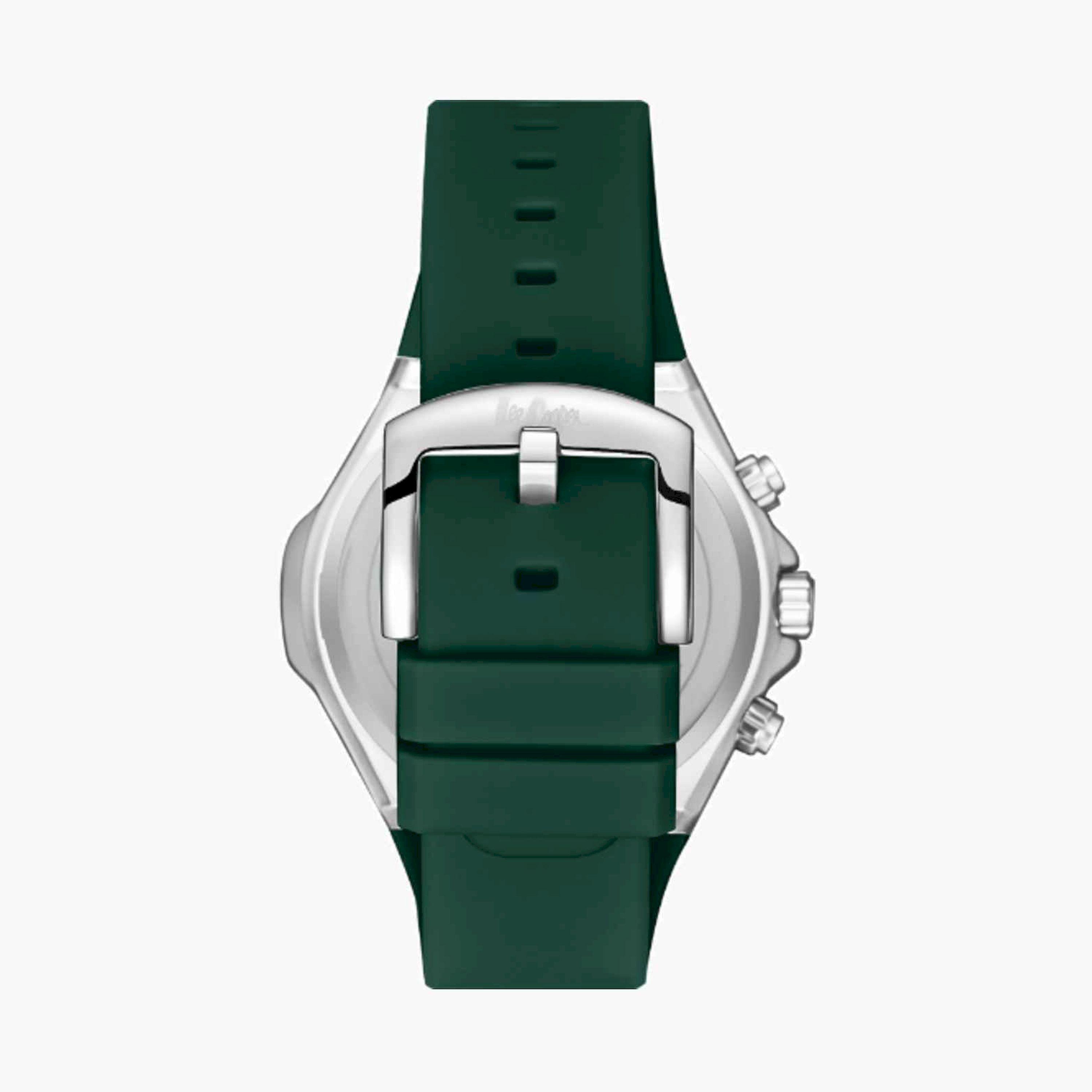 Lee Cooper Men's 46MM Green Chronograph Silicone Strap Watch | LC08003.377-men-watchesandjewellery-watches-image-4
