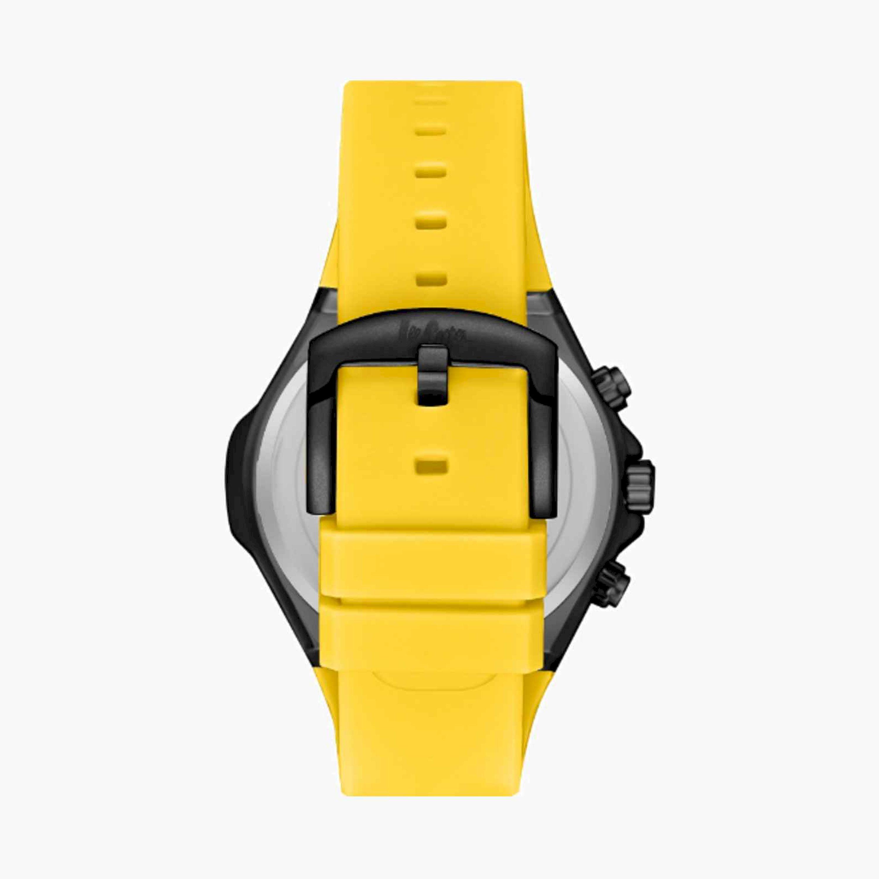 لي كوبر- ساعة رجالية كرونوغراف سيليكون لون أصفر  46مم | LC08003.657-men-watchesandjewellery-watches-image-4