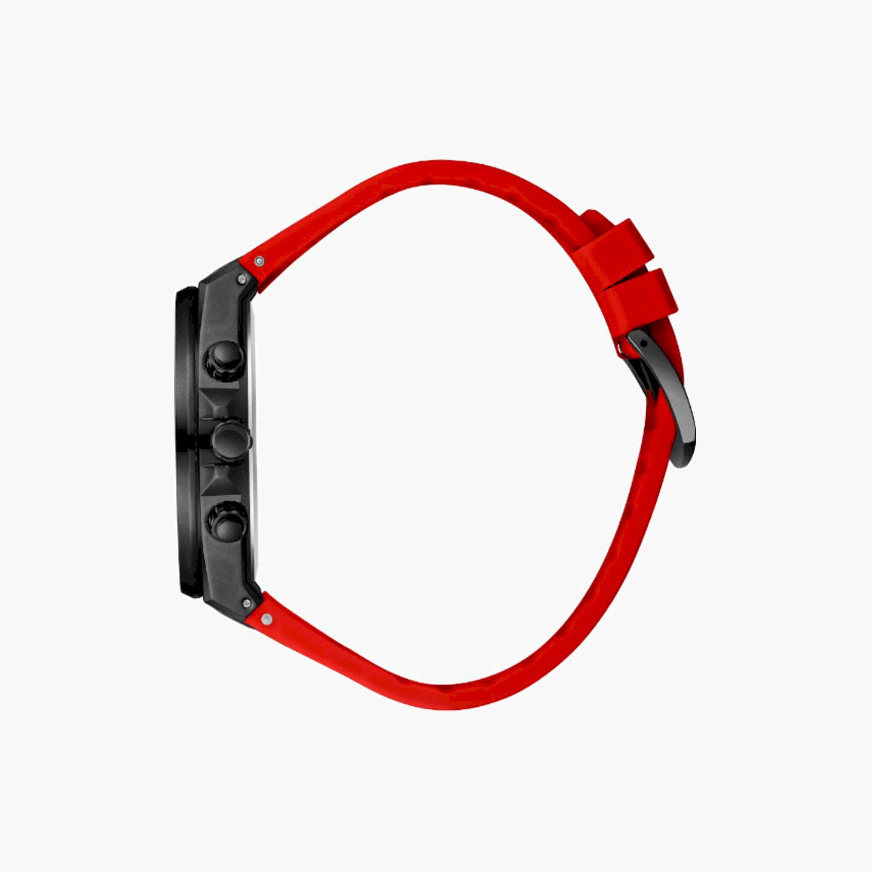 Lee Cooper Men's 46MM Red Chronograph Silicone Strap Watch | LC08003.658-men-watchesandjewellery-watches-image-3