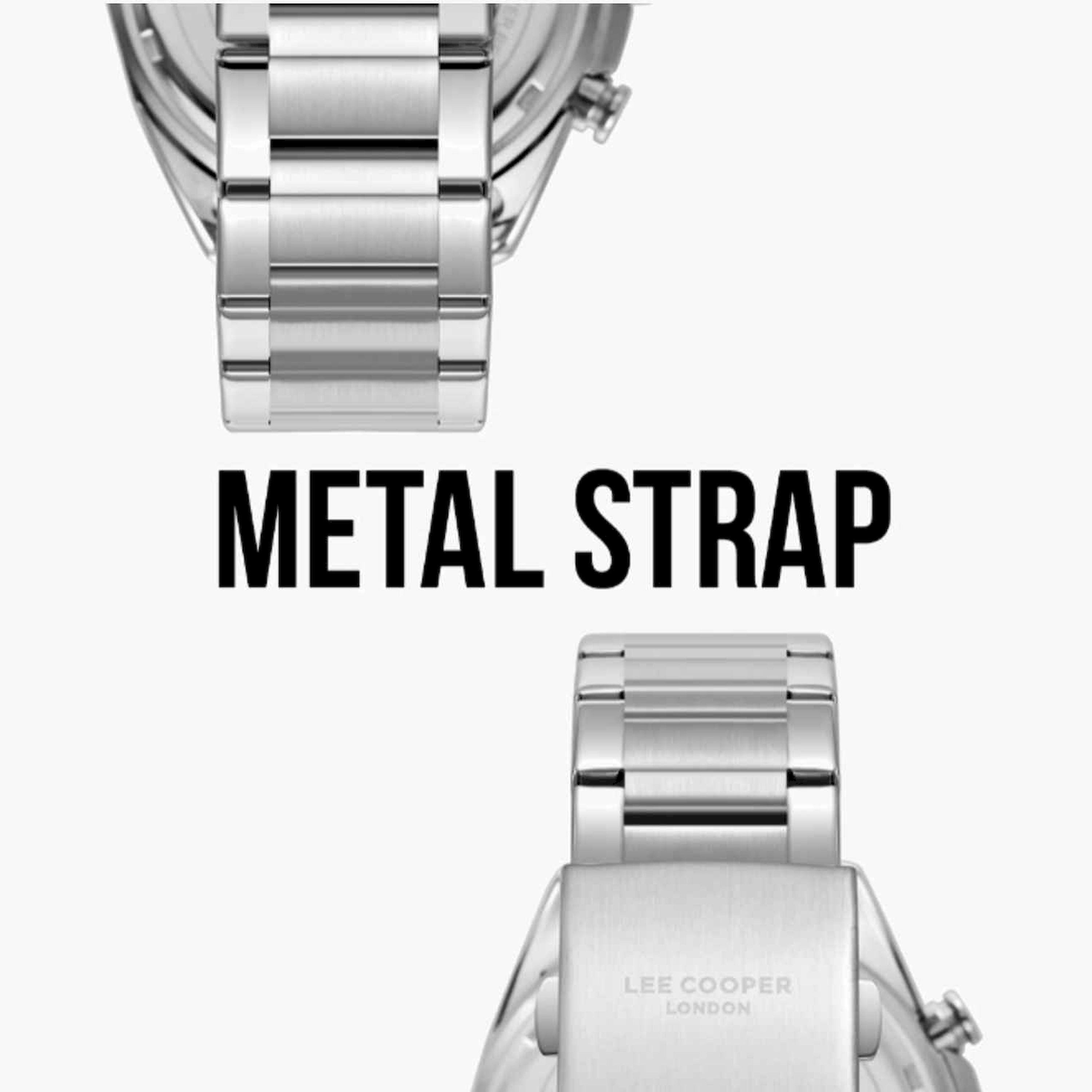 Lee Cooper Men's 44MM Silver Chronograph Metal Strap Watch | LC08005.370-men-watchesandjewellery-watches-image-7