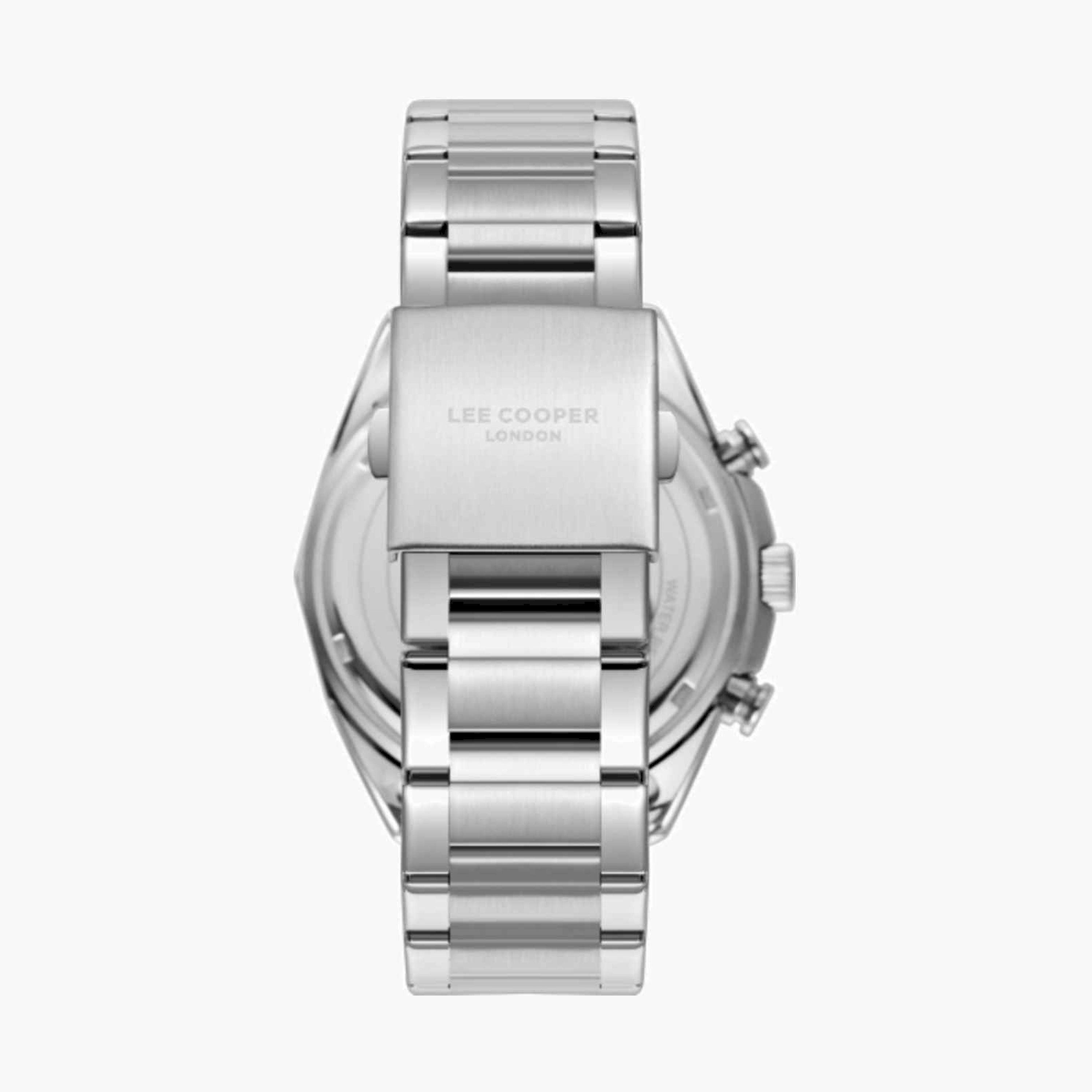 Lee Cooper Men's 44MM Silver Chronograph Metal Strap Watch | LC08005.390-men-watchesandjewellery-watches-image-2
