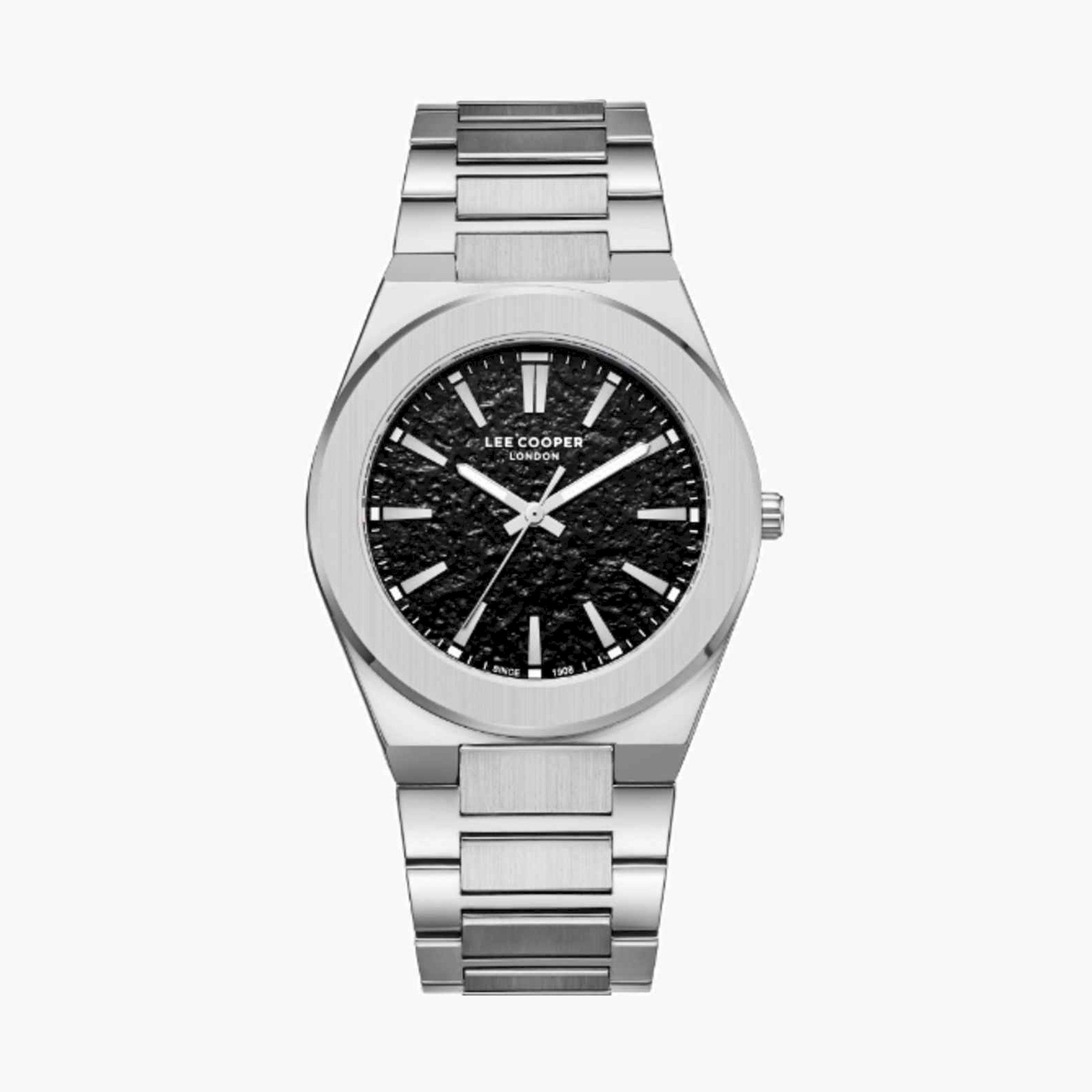لي كوبر- ساعة رجالية تناظرية معدنية لون فضي  42مم | LC08054.350-men-watchesandjewellery-watches-image-1