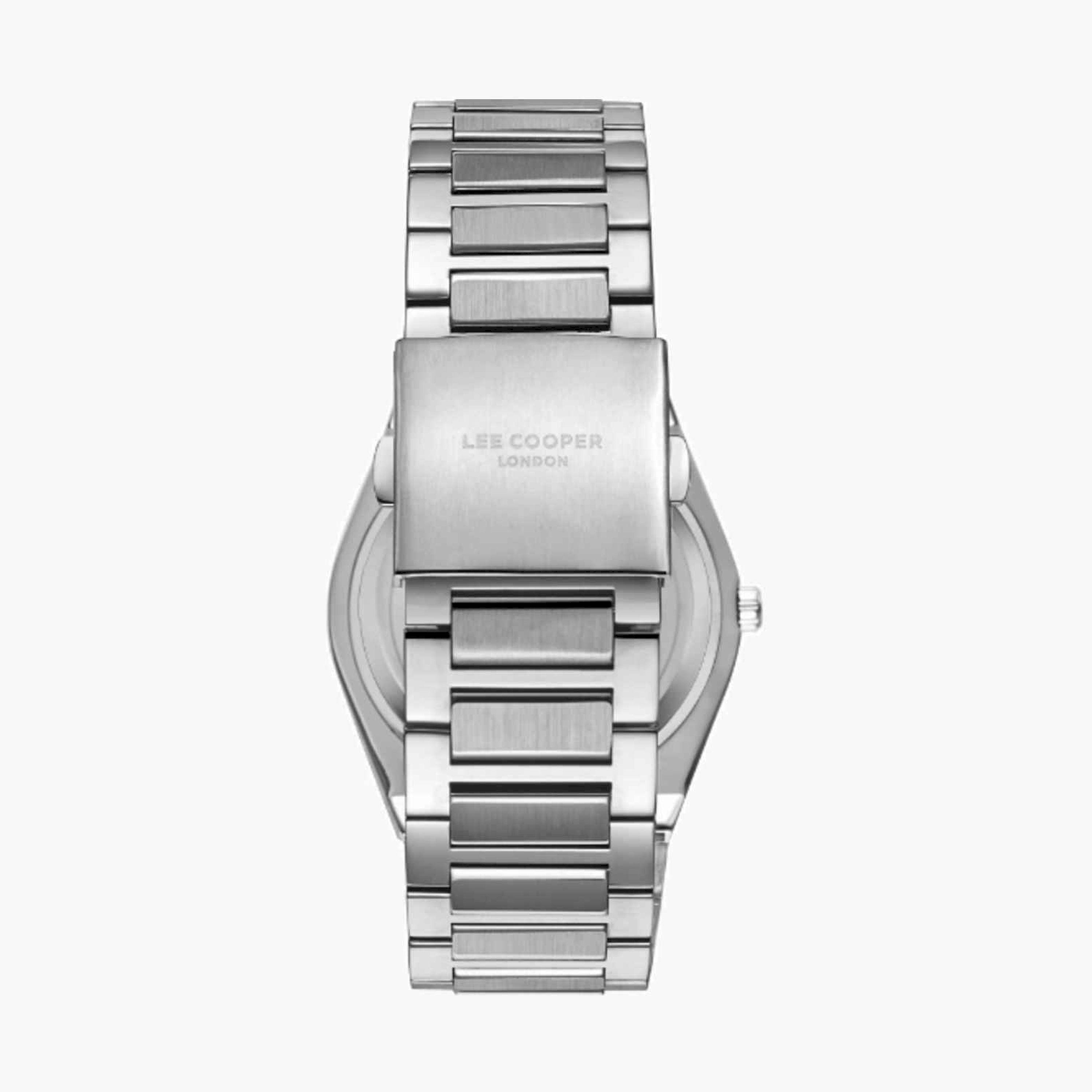 لي كوبر- ساعة رجالية تناظرية معدنية لون فضي  42مم | LC08054.350-men-watchesandjewellery-watches-image-4