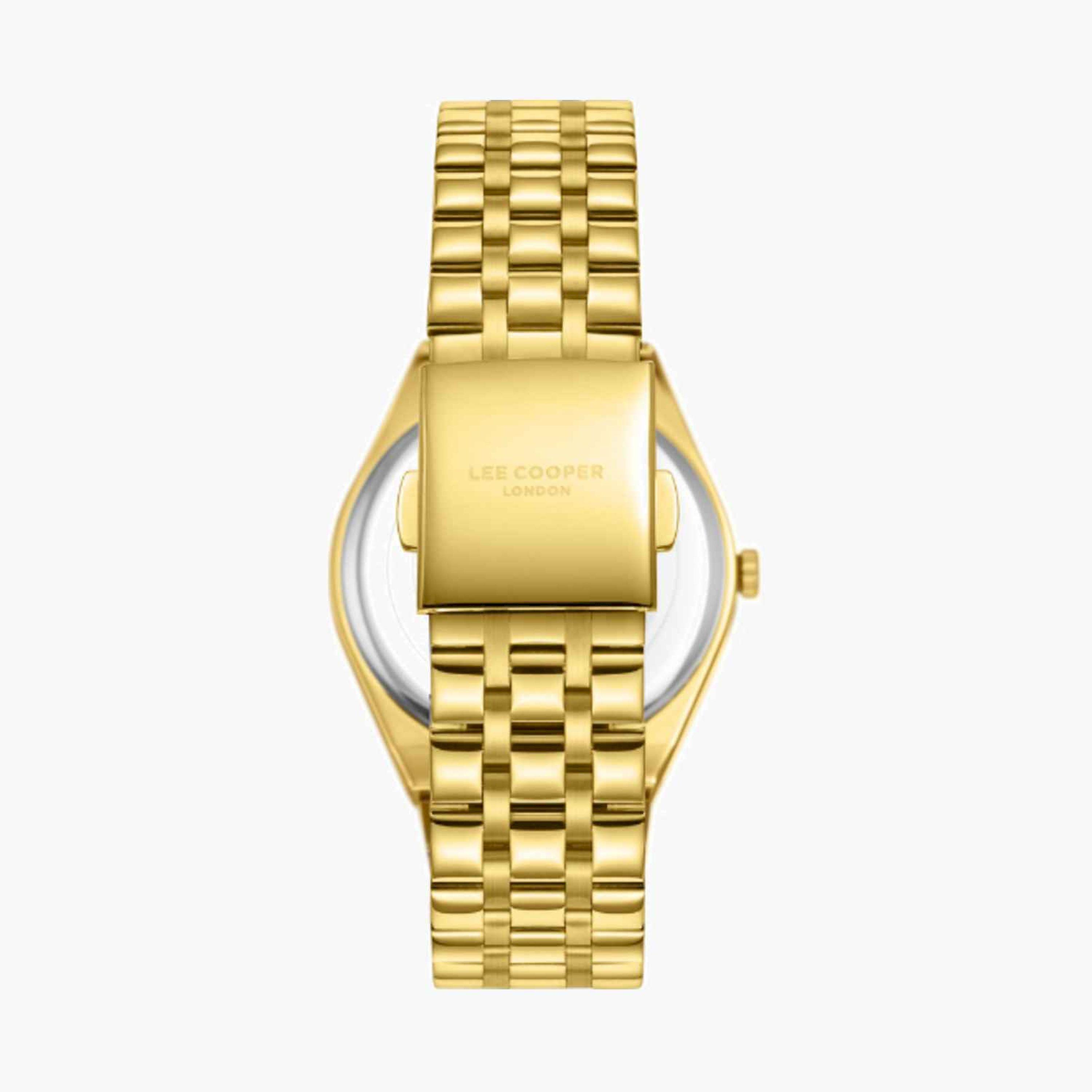 لي كوبر- ساعة نسائية تناظرية معدنية لون ذهبي  35مم | LC08059.160-women-watchesandjewellery-watches-image-4