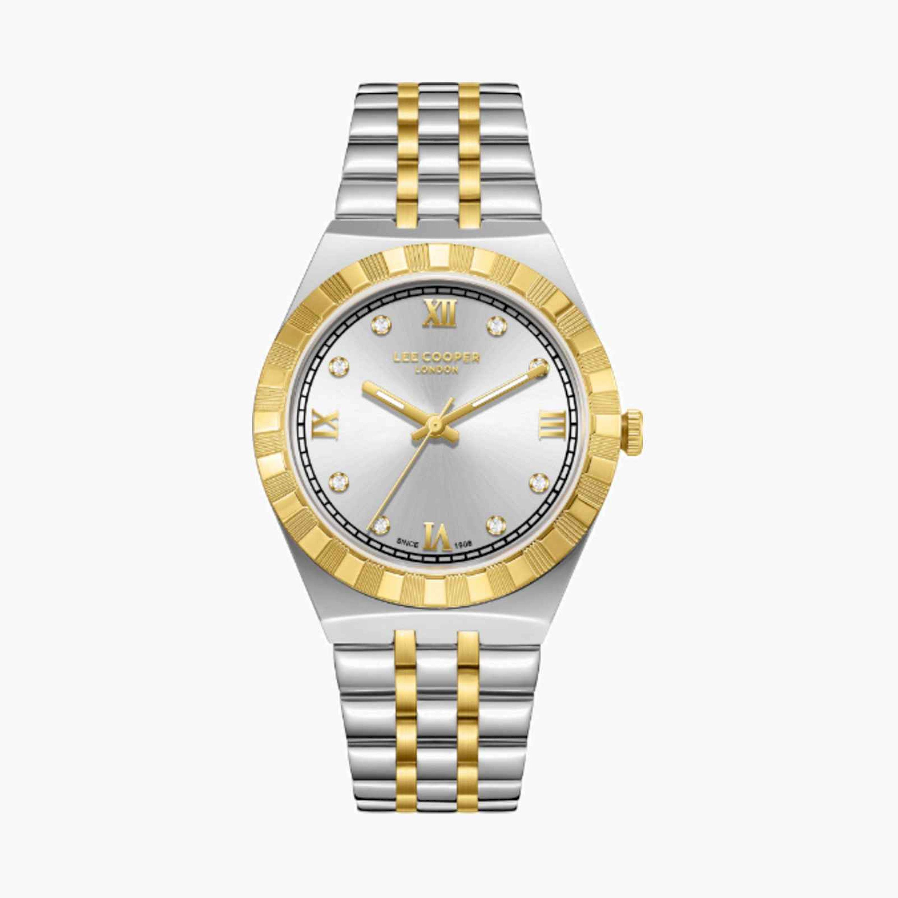 لي كوبر- ساعة نسائية تناظرية معدنية متعددة الألوان  35مم | LC08059.230-women-watchesandjewellery-watches-image-1