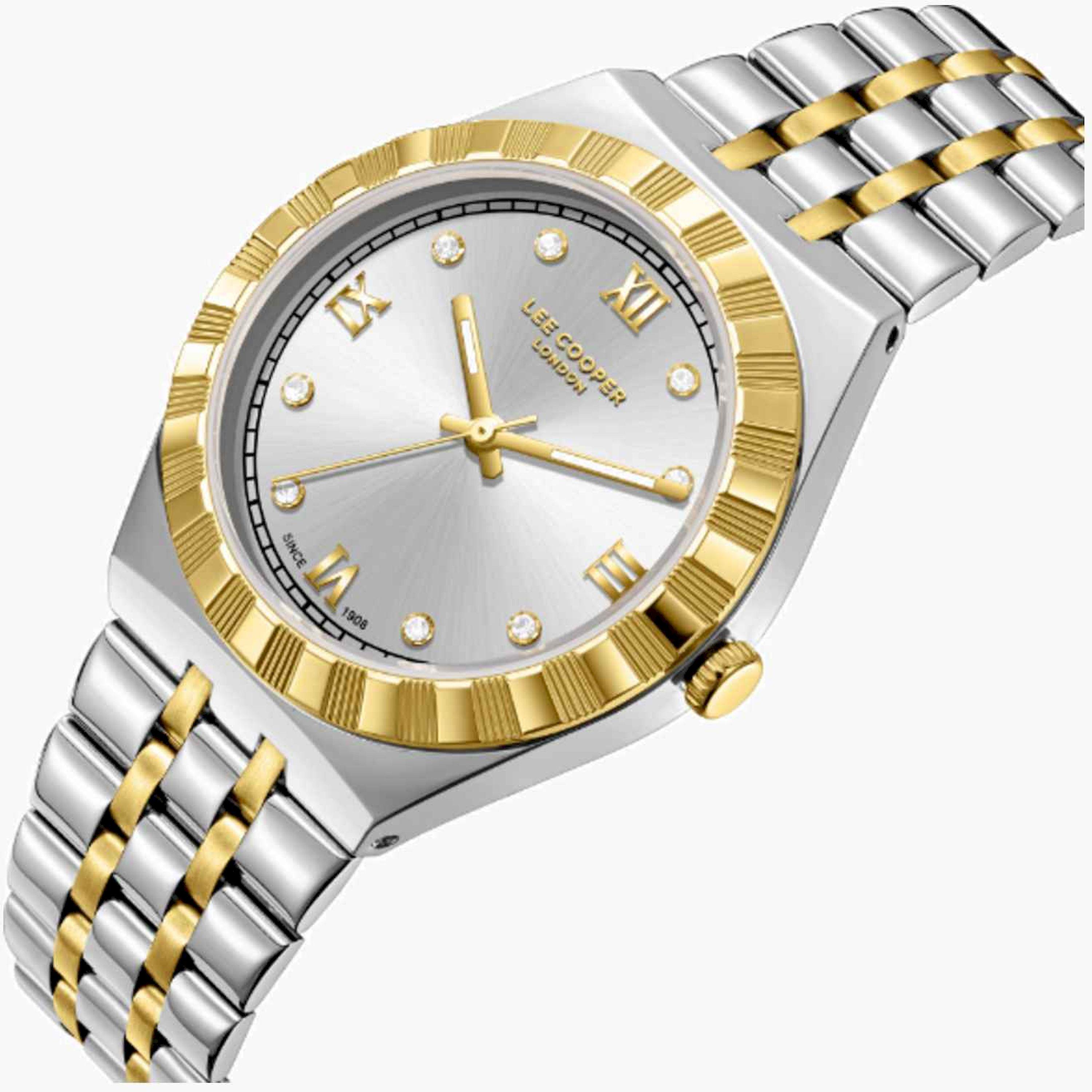 لي كوبر- ساعة نسائية تناظرية معدنية متعددة الألوان  35مم | LC08059.230-women-watchesandjewellery-watches-image-2