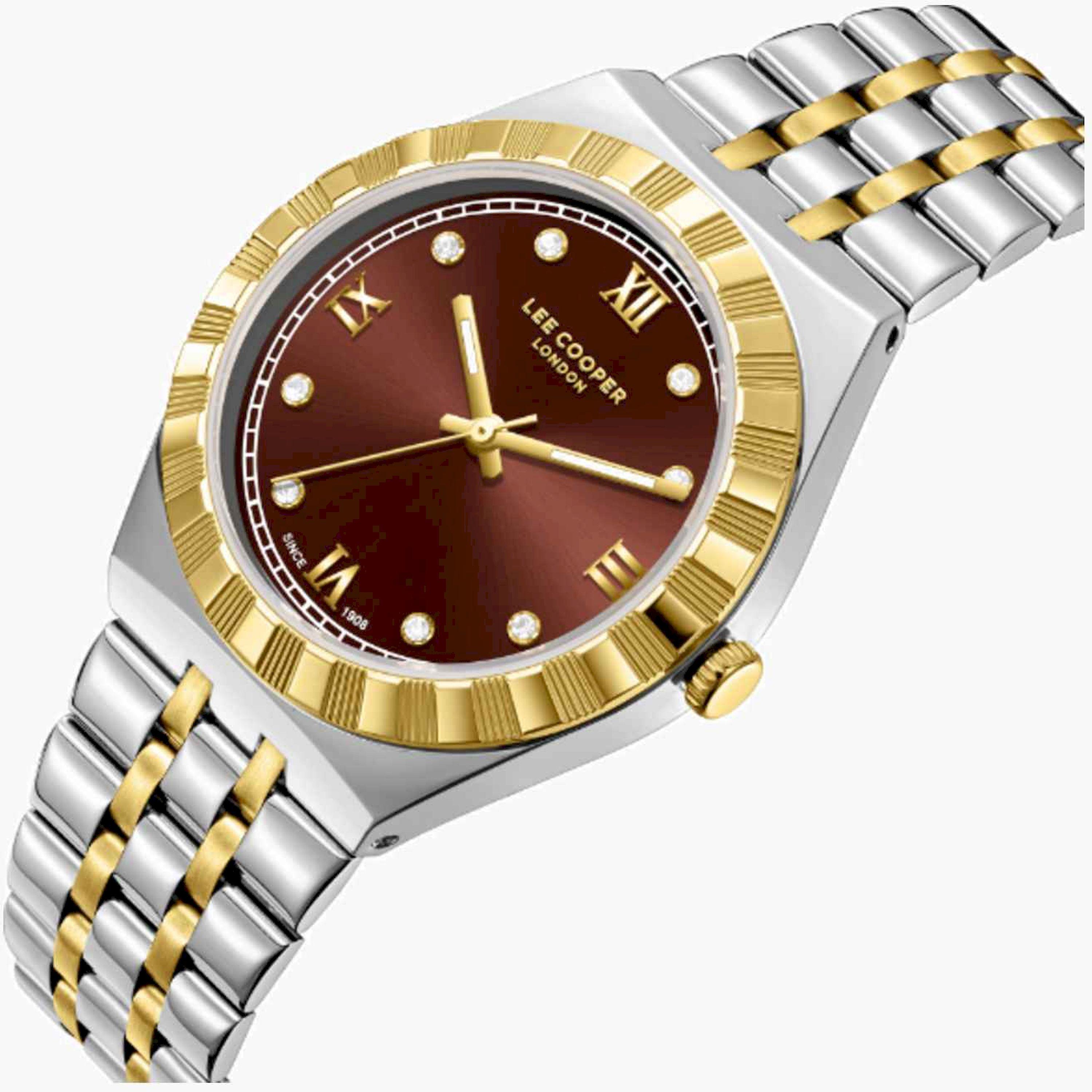 لي كوبر- ساعة نسائية تناظرية معدنية متعددة الألوان  35مم | LC08059.240-women-watchesandjewellery-watches-image-2
