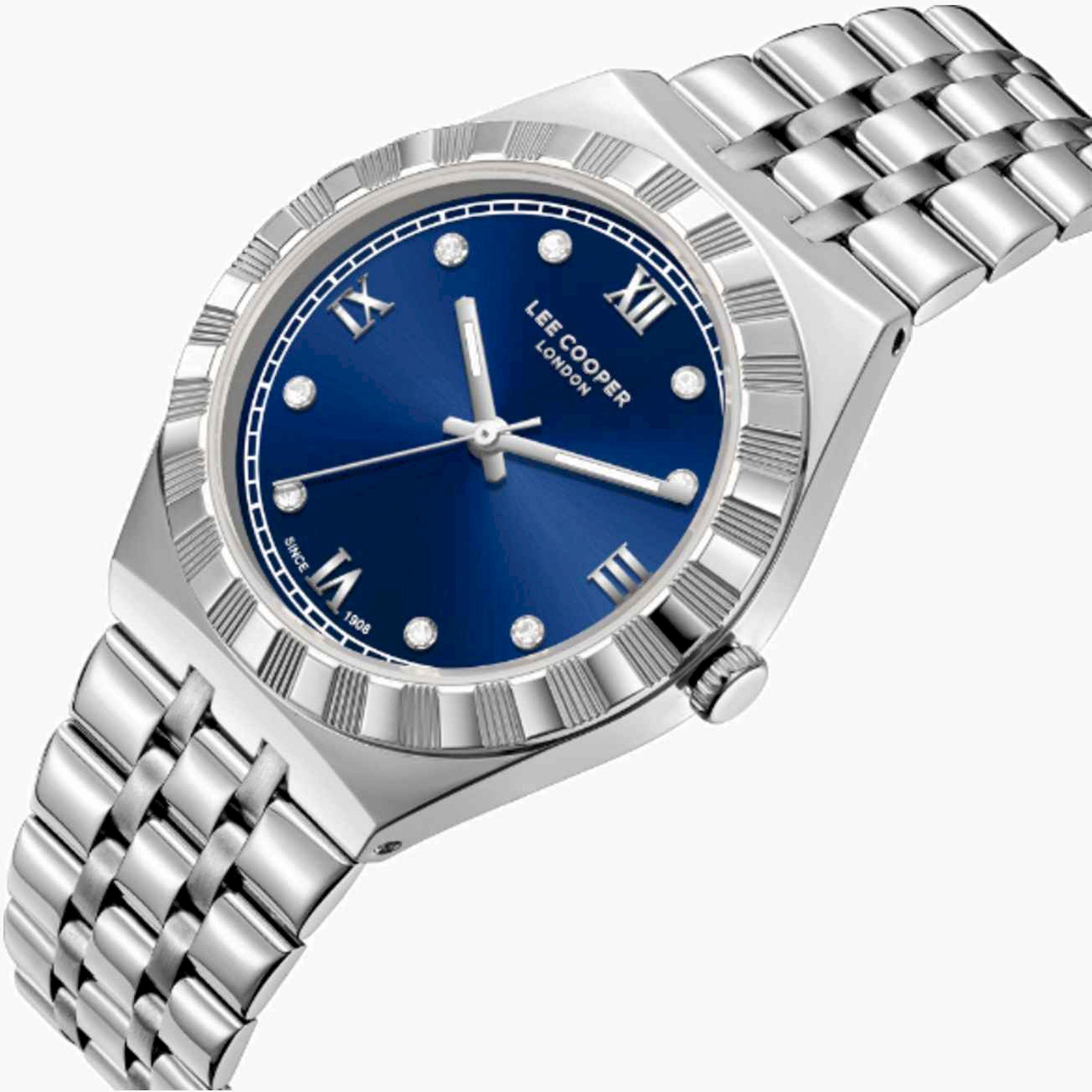 لي كوبر- ساعة نسائية تناظرية معدنية لون فضي  35مم | LC08059.390-women-watchesandjewellery-watches-image-2