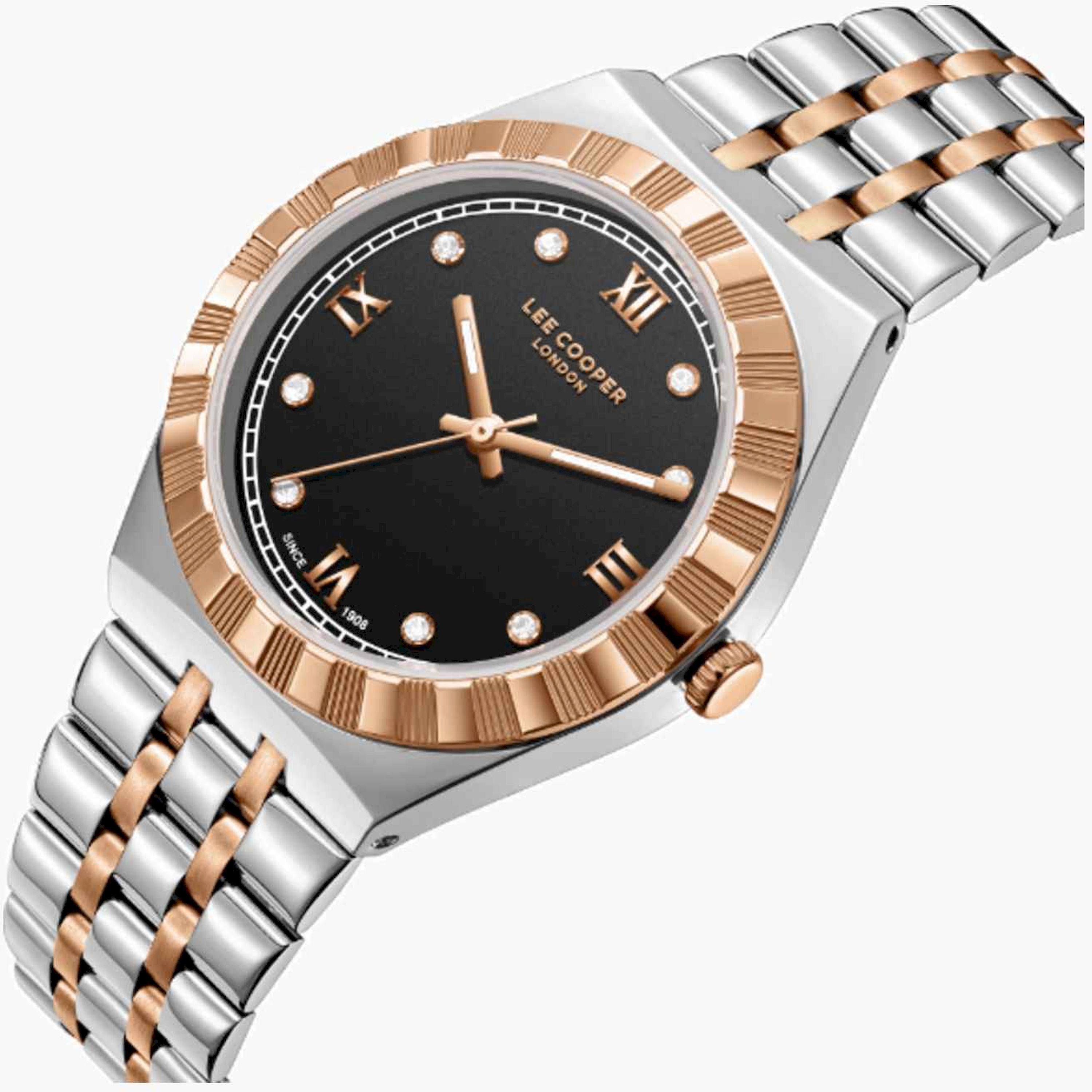 Lee Cooper Women's 35MM Multicolour Analog Metal Strap Watch | LC08059.560-women-watchesandjewellery-watches-image-2