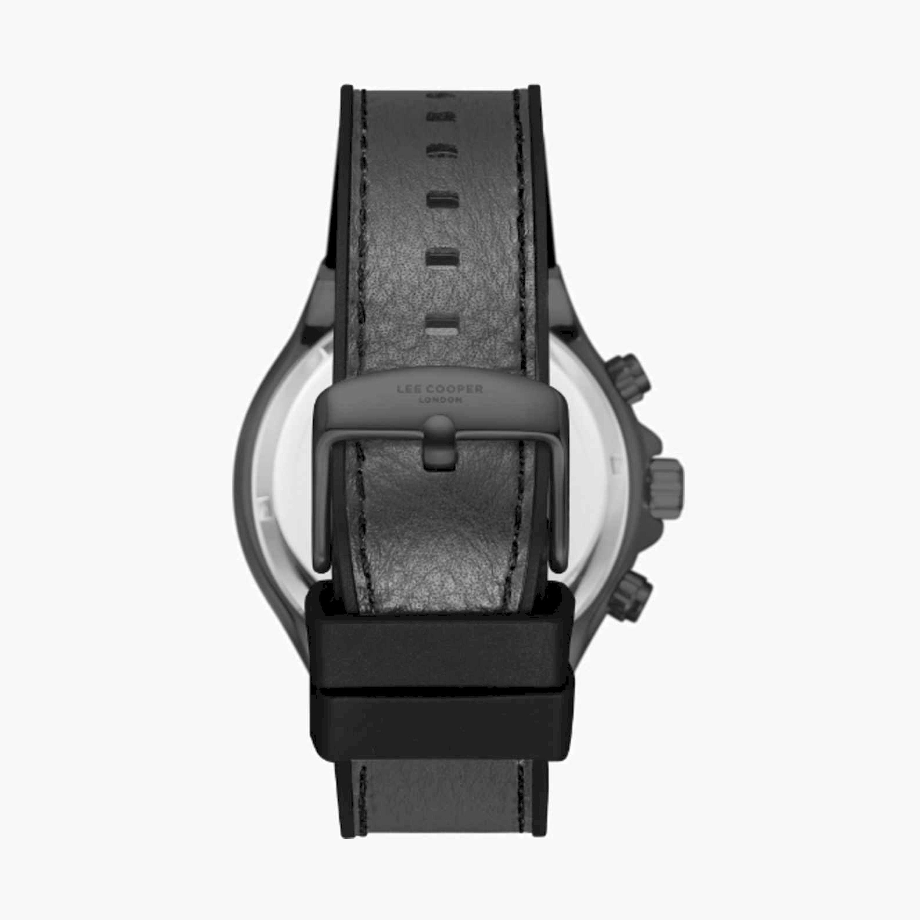 Lee Cooper Men's 45MM Grey Chronograph Leather Strap Watch | LC08066.066-men-watchesandjewellery-watches-image-4