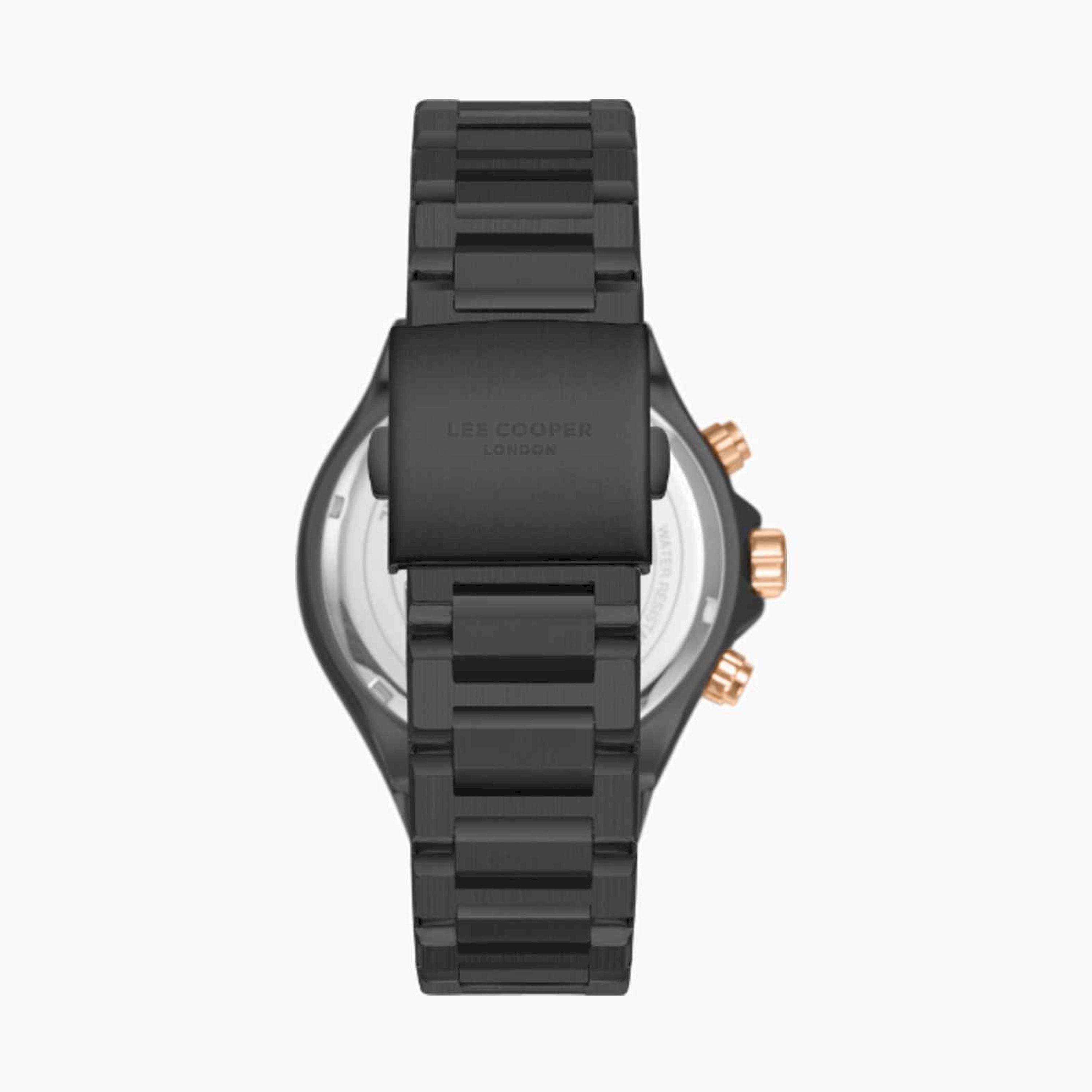 Lee Cooper Men's 45MM Grey Chronograph Metal Strap Watch | LC08067.070-men-watchesandjewellery-watches-image-4