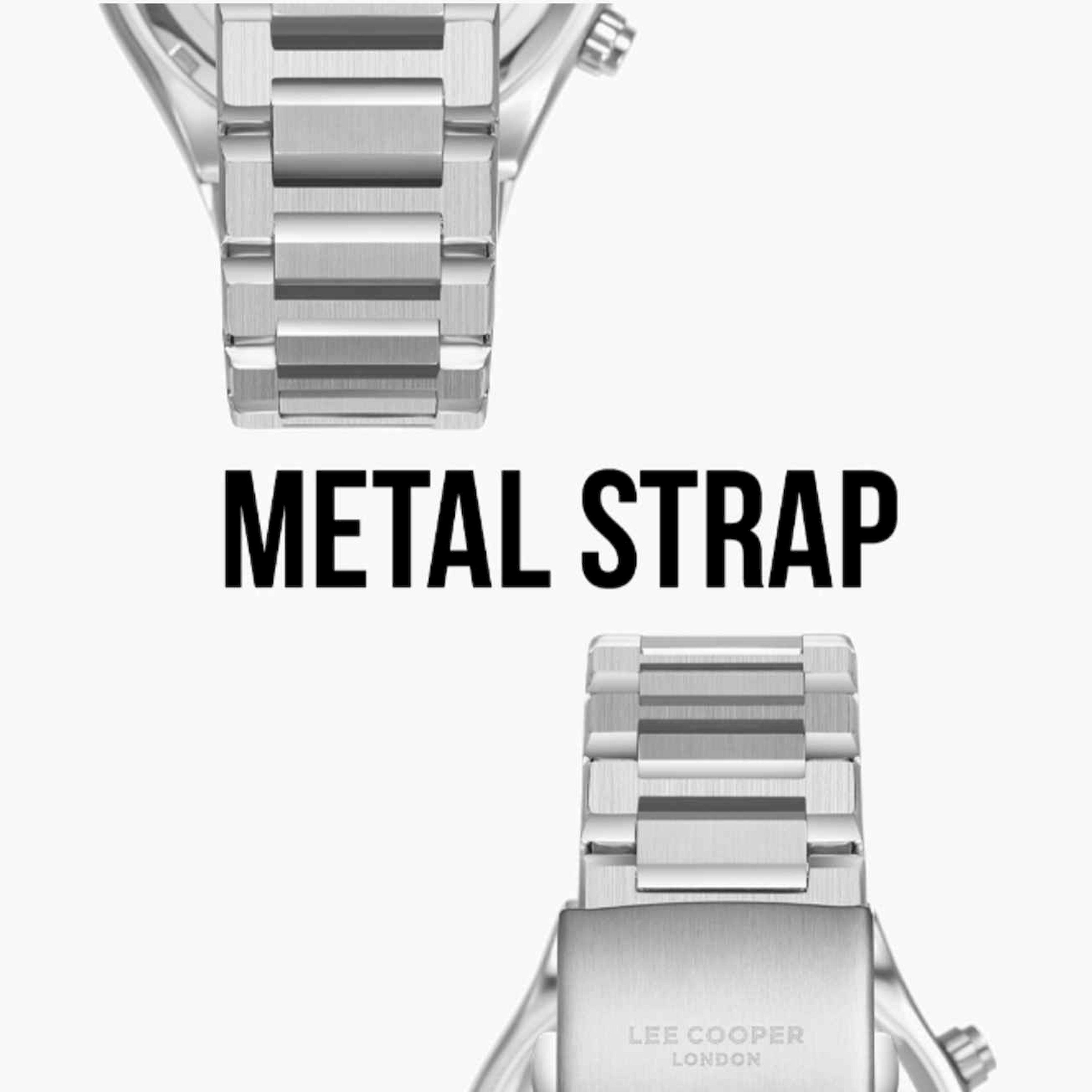 Lee Cooper Men's 45MM Silver Chronograph Metal Strap Watch | LC08067.390-men-watchesandjewellery-watches-image-7