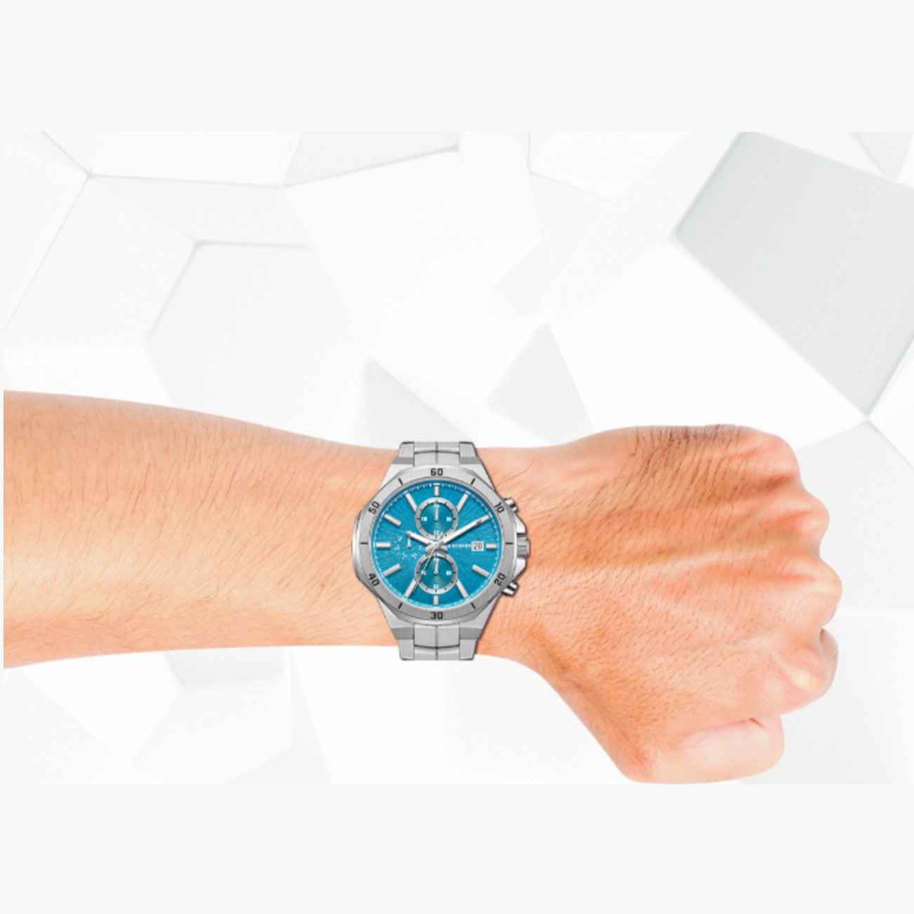 Lee Cooper Men's 43MM Silver Chronograph Metal Strap Watch | LC08087.300-men-watchesandjewellery-watches-image-9