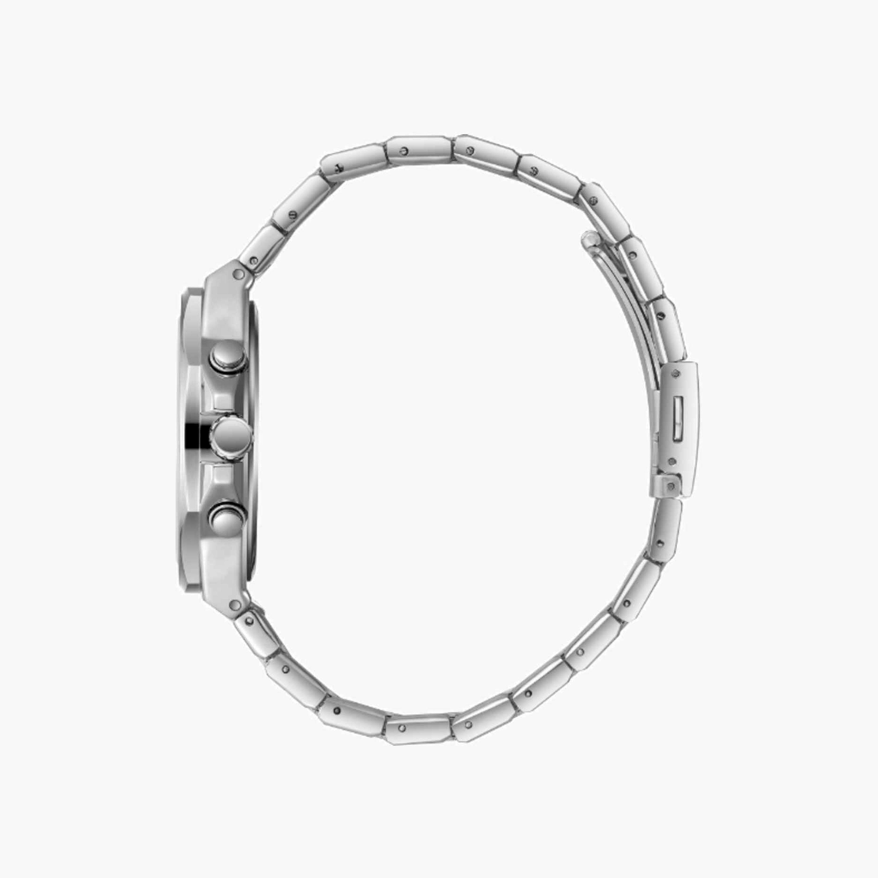 Lee Cooper Men's 43MM Silver Chronograph Metal Strap Watch | LC08087.390-men-watchesandjewellery-watches-image-3