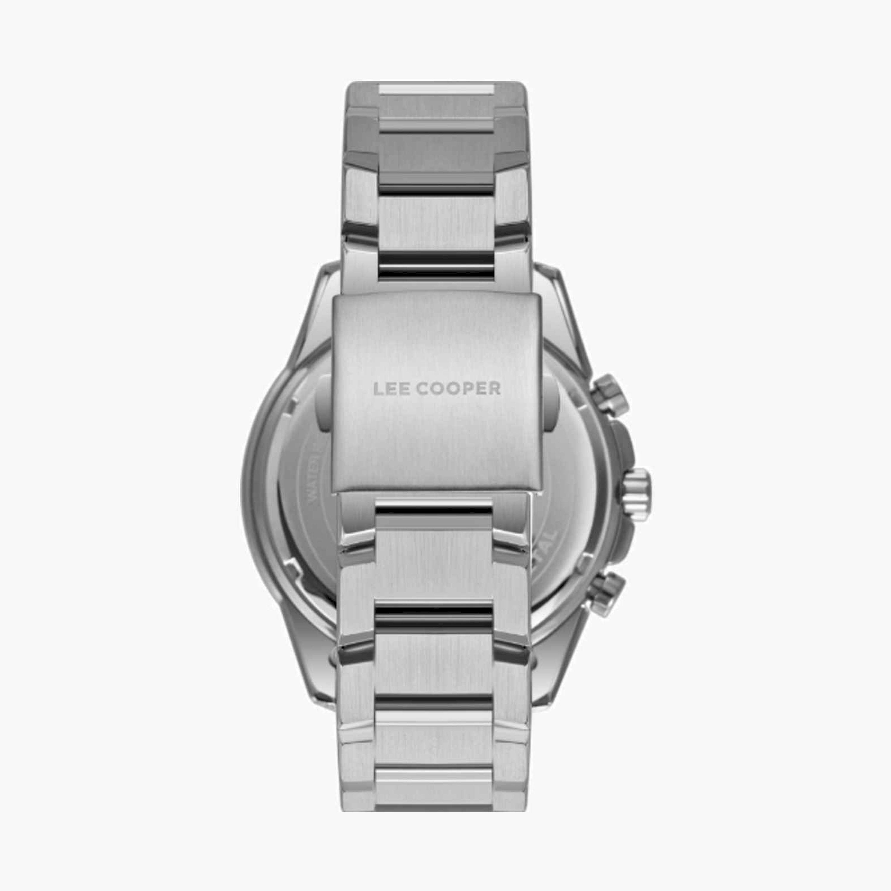 Lee Cooper Men's 47MM Silver Chronograph Metal Strap Watch | LC08090.380-men-watchesandjewellery-watches-image-2