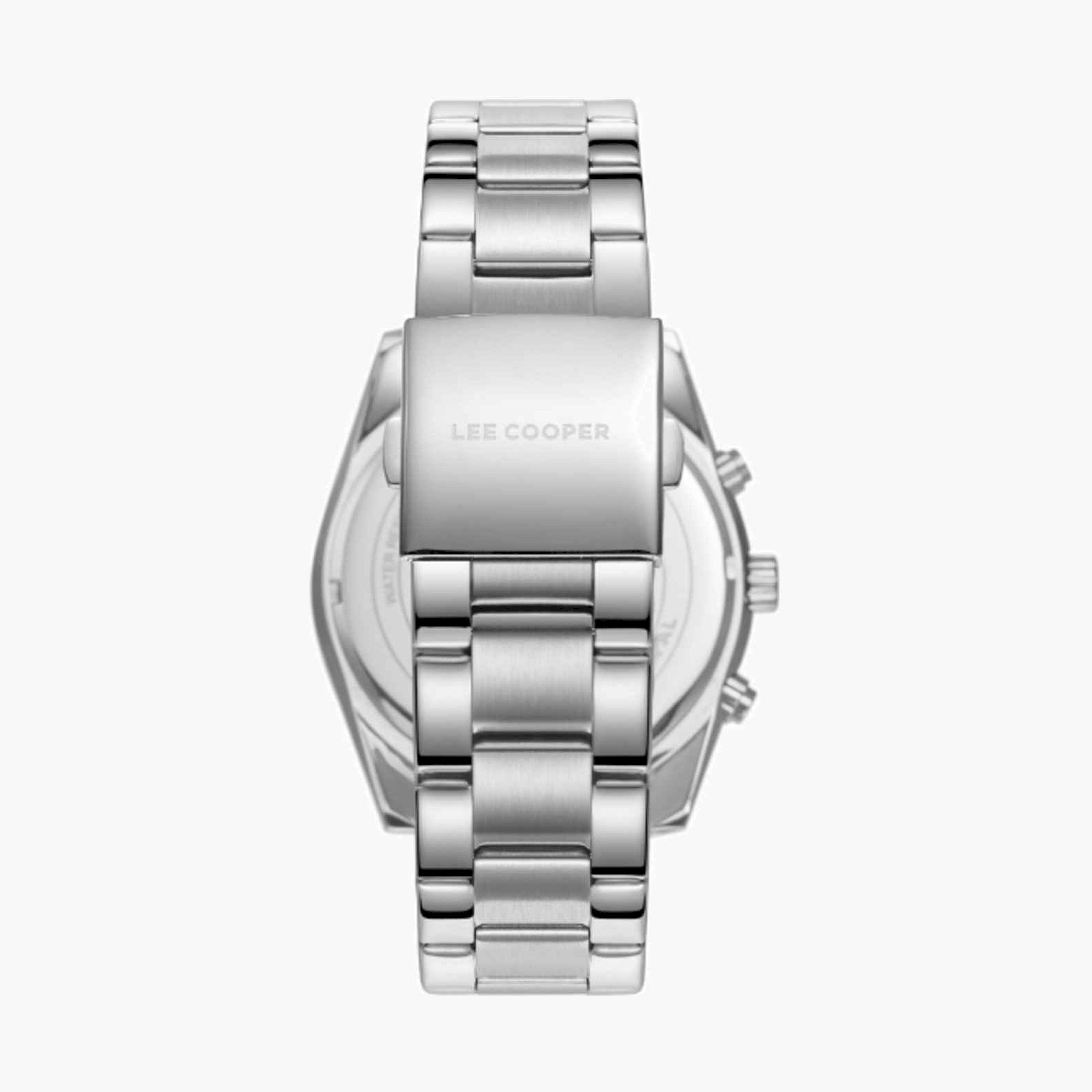 Lee Cooper Men's 43MM Silver Chronograph Metal Strap Watch | LC08101.350-men-watchesandjewellery-watches-image-4