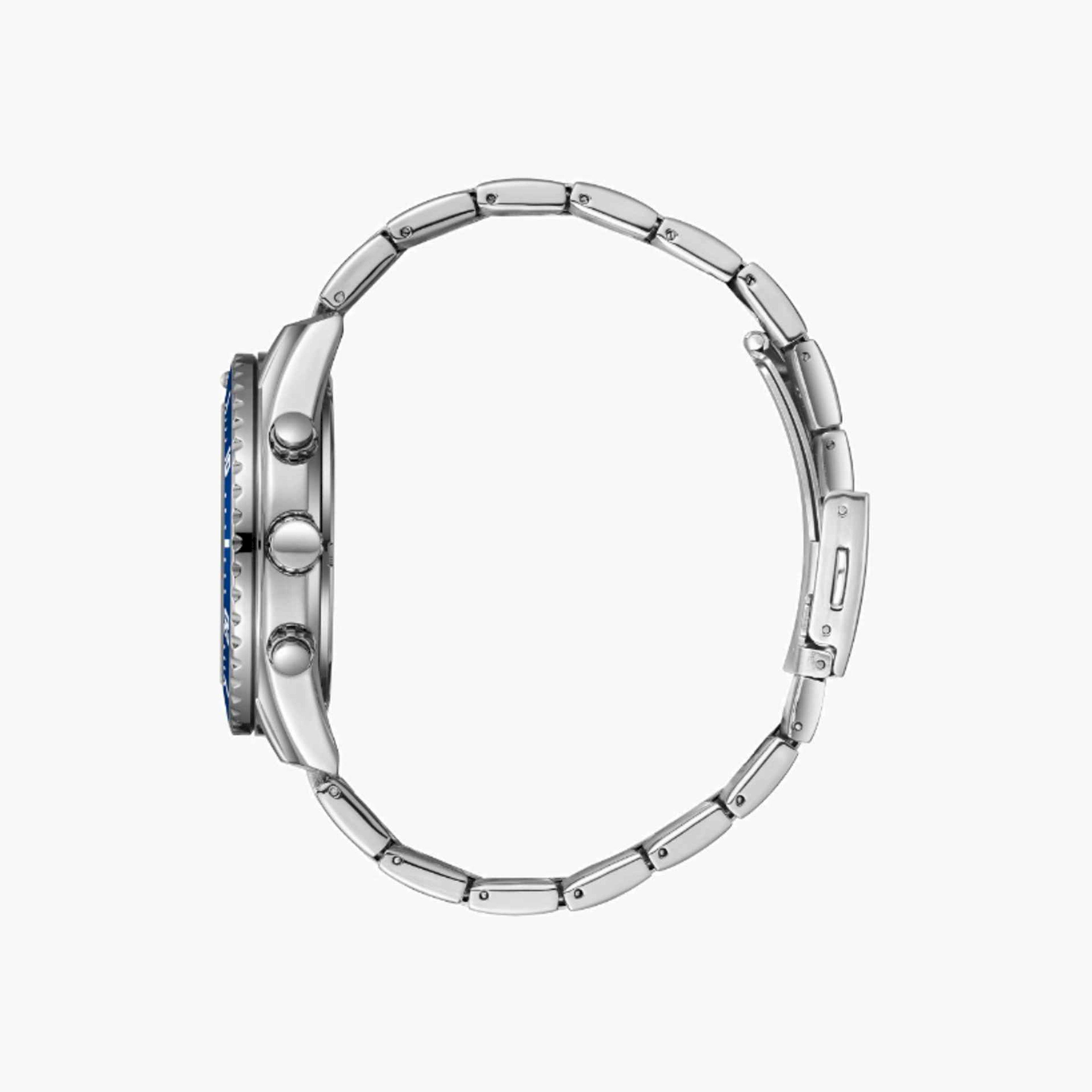 Lee Cooper Men's 43MM Silver Chronograph Metal Strap Watch | LC08101.390-men-watchesandjewellery-watches-image-3