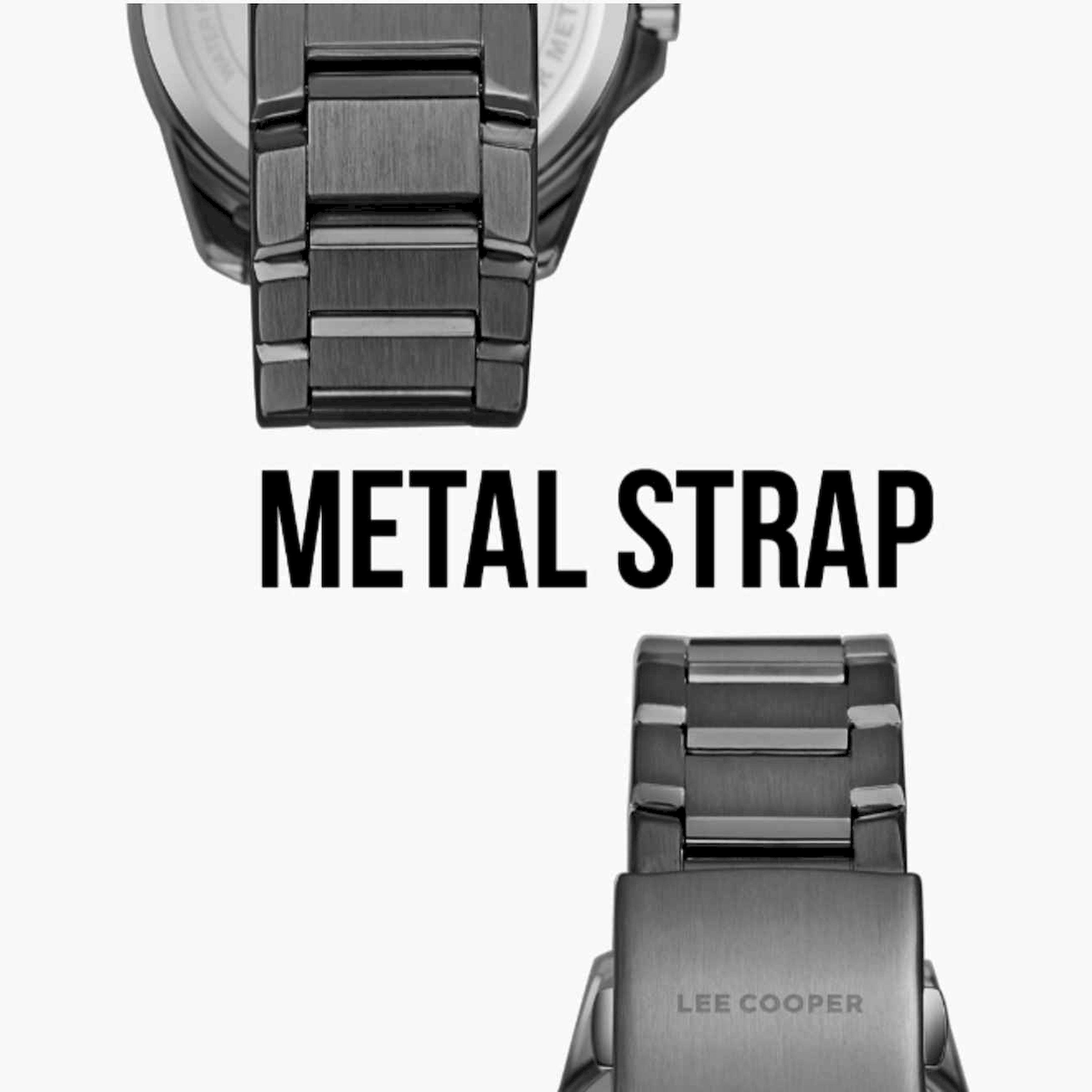 Lee Cooper Men's 42MM Grey Chronograph Metal Strap Watch | LC08105.090-men-watchesandjewellery-watches-image-7