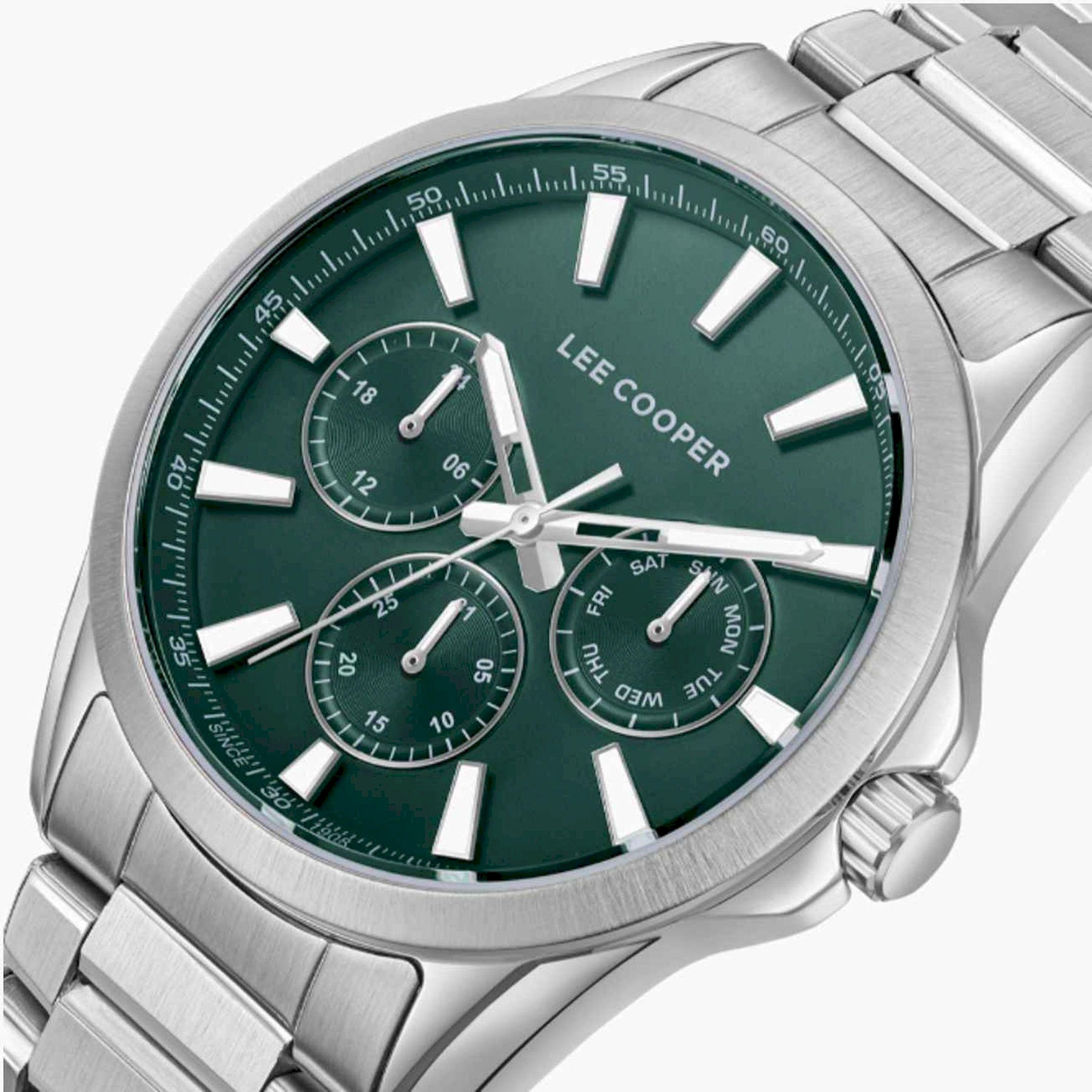 لي كوبر- ساعة رجالية كرونوغراف معدنية لون فضي  42مم | LC08105.370-men-watchesandjewellery-watches-image-6