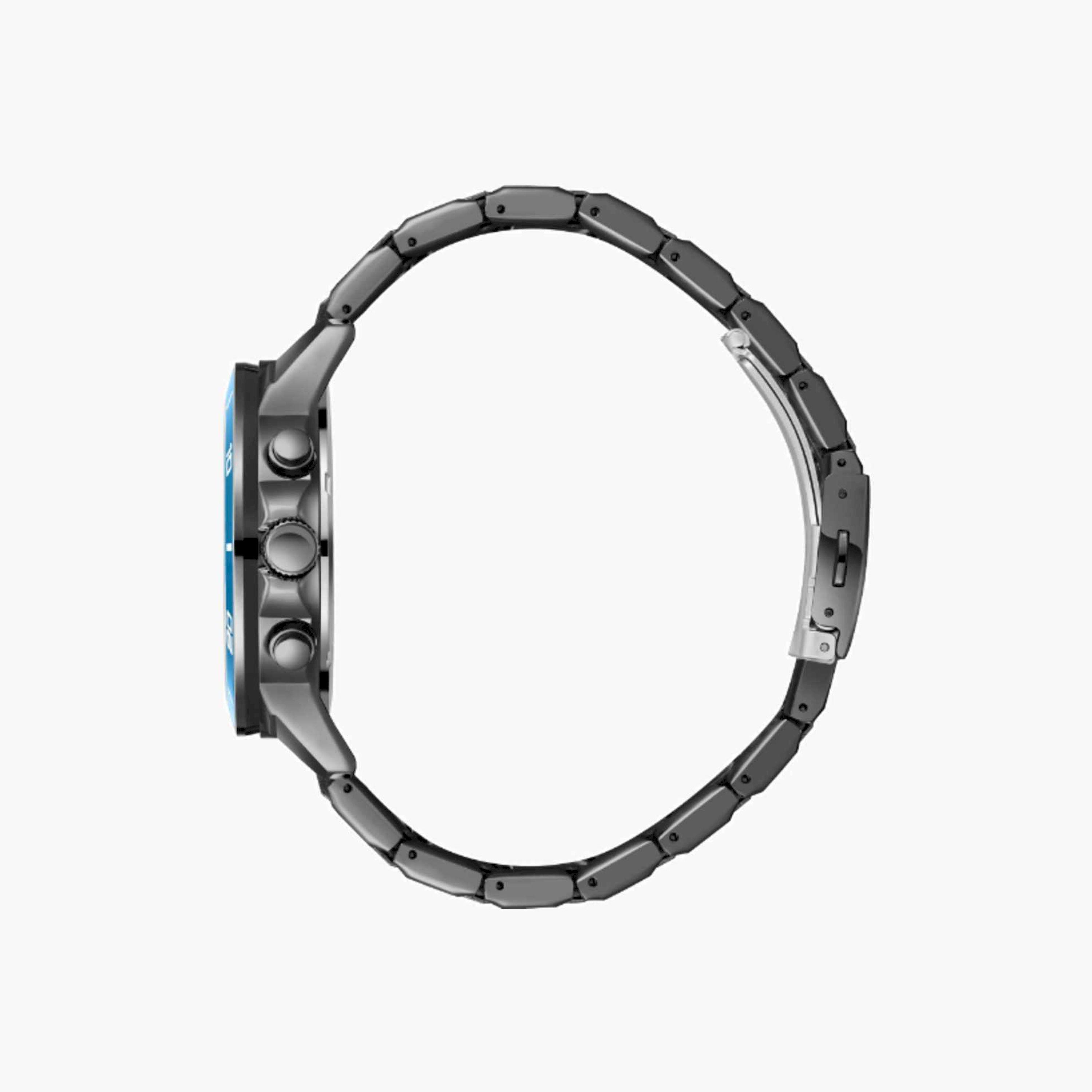 لي كوبر- ساعة رجالية كرونوغراف معدنية لون رمادي  42مم | LC08106.090-men-watchesandjewellery-watches-image-3